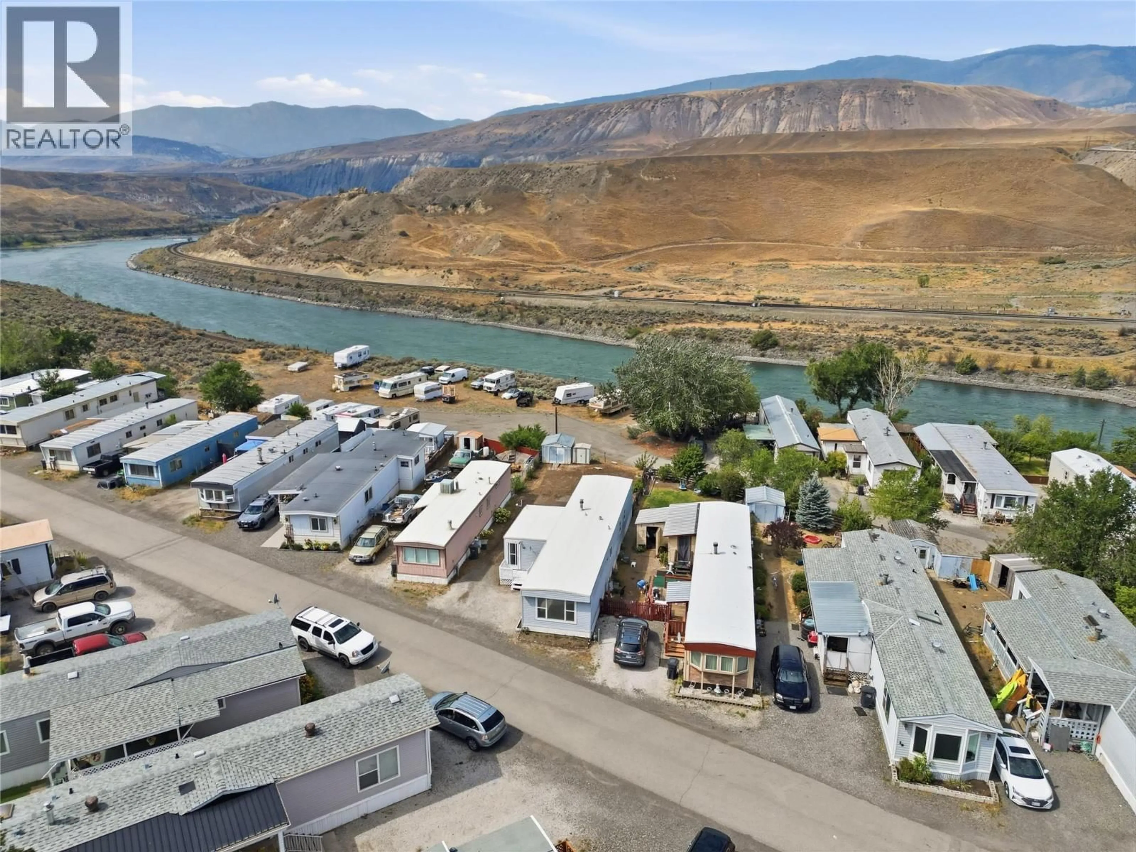 A pic from outside/outdoor area/front of a property/back of a property/a pic from drone, mountain view for 20 - 1000 MESA VISTA COURT, Ashcroft British Columbia V0K1A0