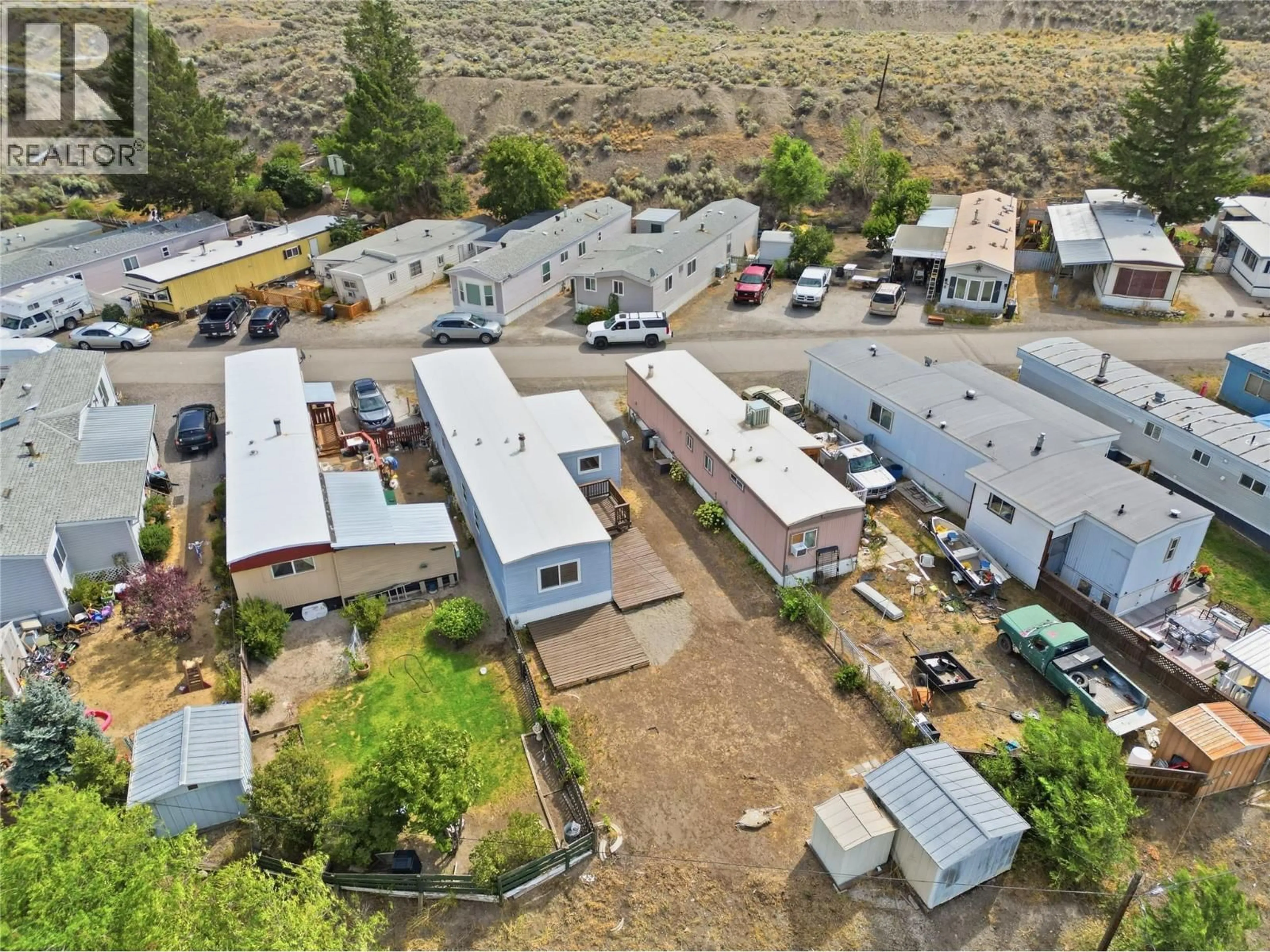 A pic from outside/outdoor area/front of a property/back of a property/a pic from drone, unknown for 20 - 1000 MESA VISTA COURT, Ashcroft British Columbia V0K1A0