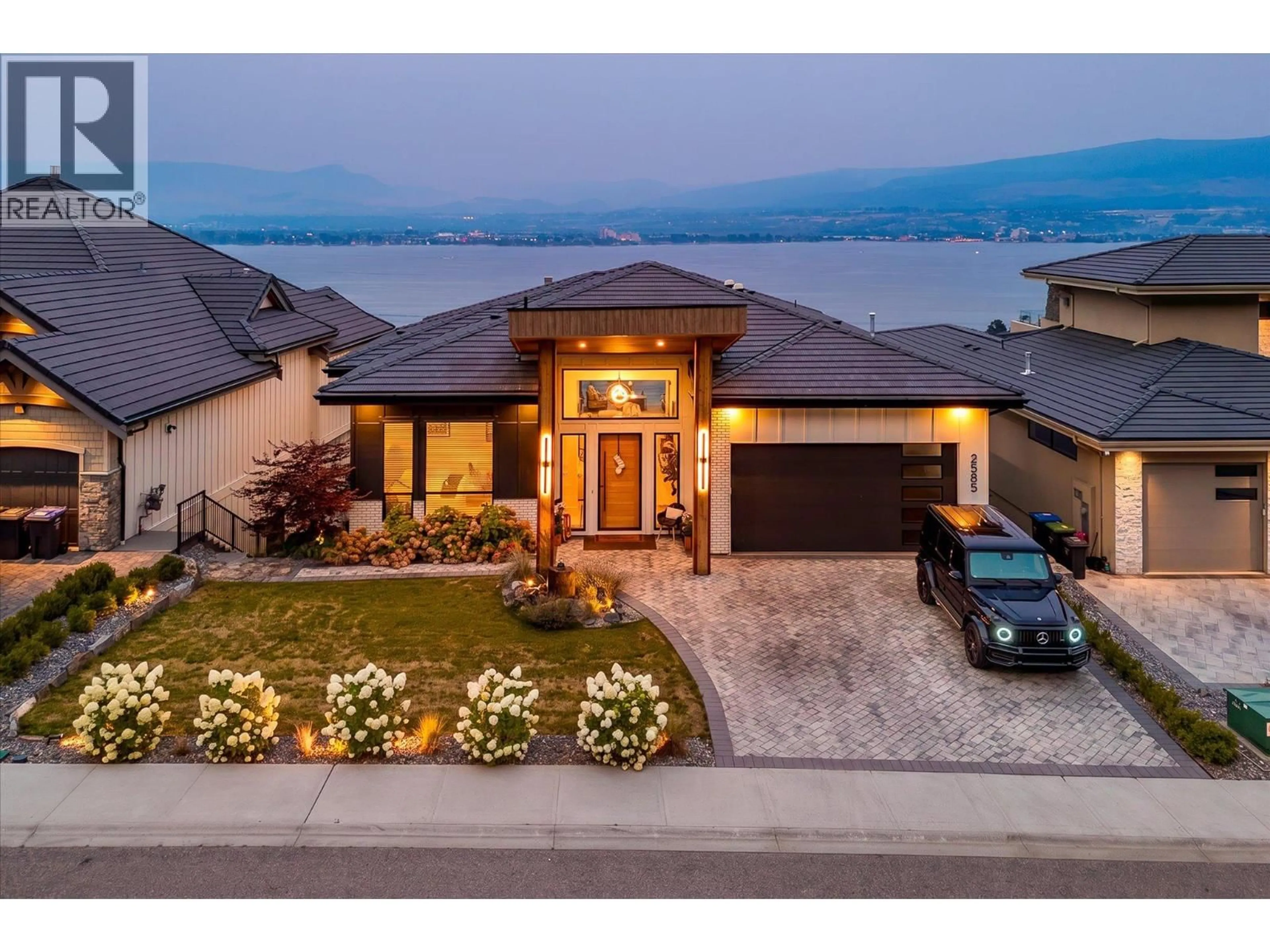 A pic from outside/outdoor area/front of a property/back of a property/a pic from drone, mountain view for 2585 CASA PALMERO DRIVE, West Kelowna British Columbia V1Z4B1