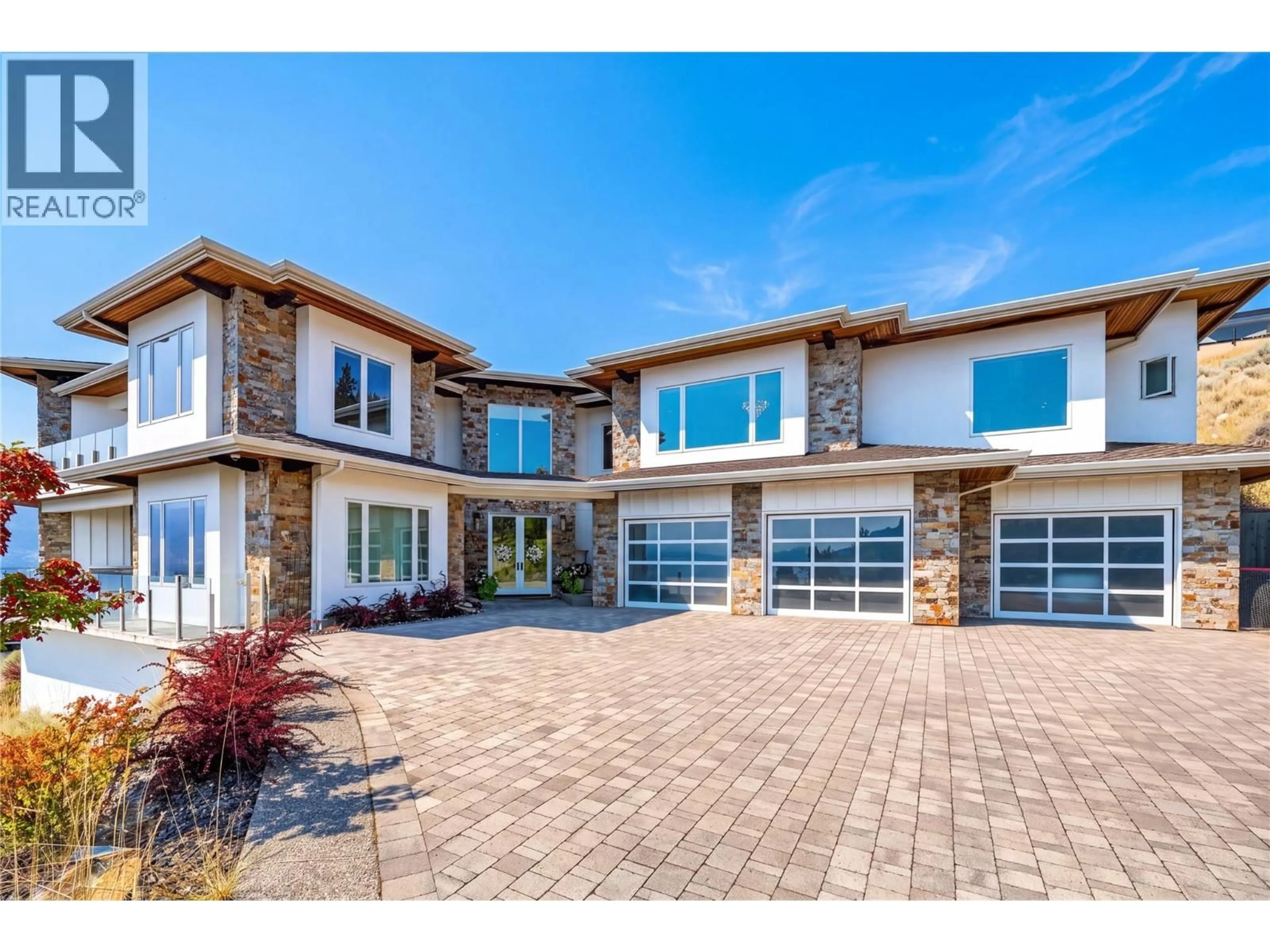 Home with brick exterior material, street for 1610 GRANITE ROAD, Lake Country British Columbia V4V1M9