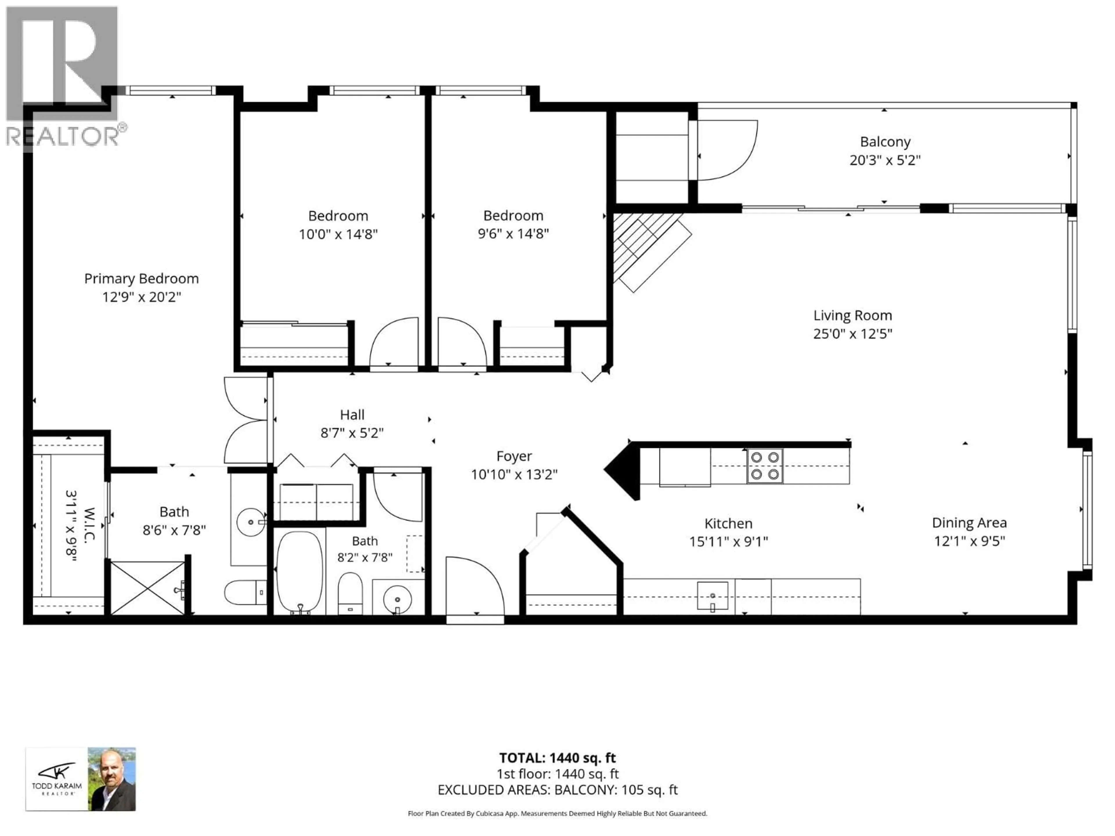 Floor plan for 107 - 3815 BROWN ROAD, West Kelowna British Columbia V4T1R8