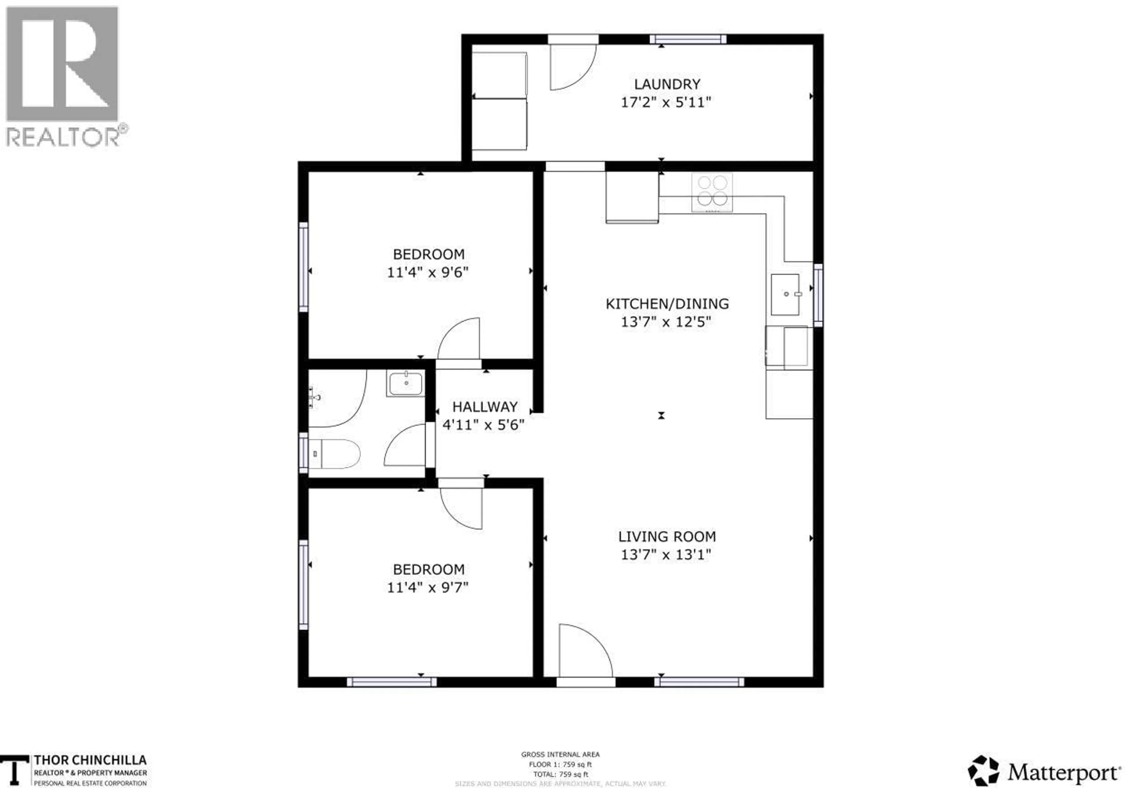 Floor plan for 630 OKANAGAN SE AVENUE, Salmon Arm British Columbia V1E1G7
