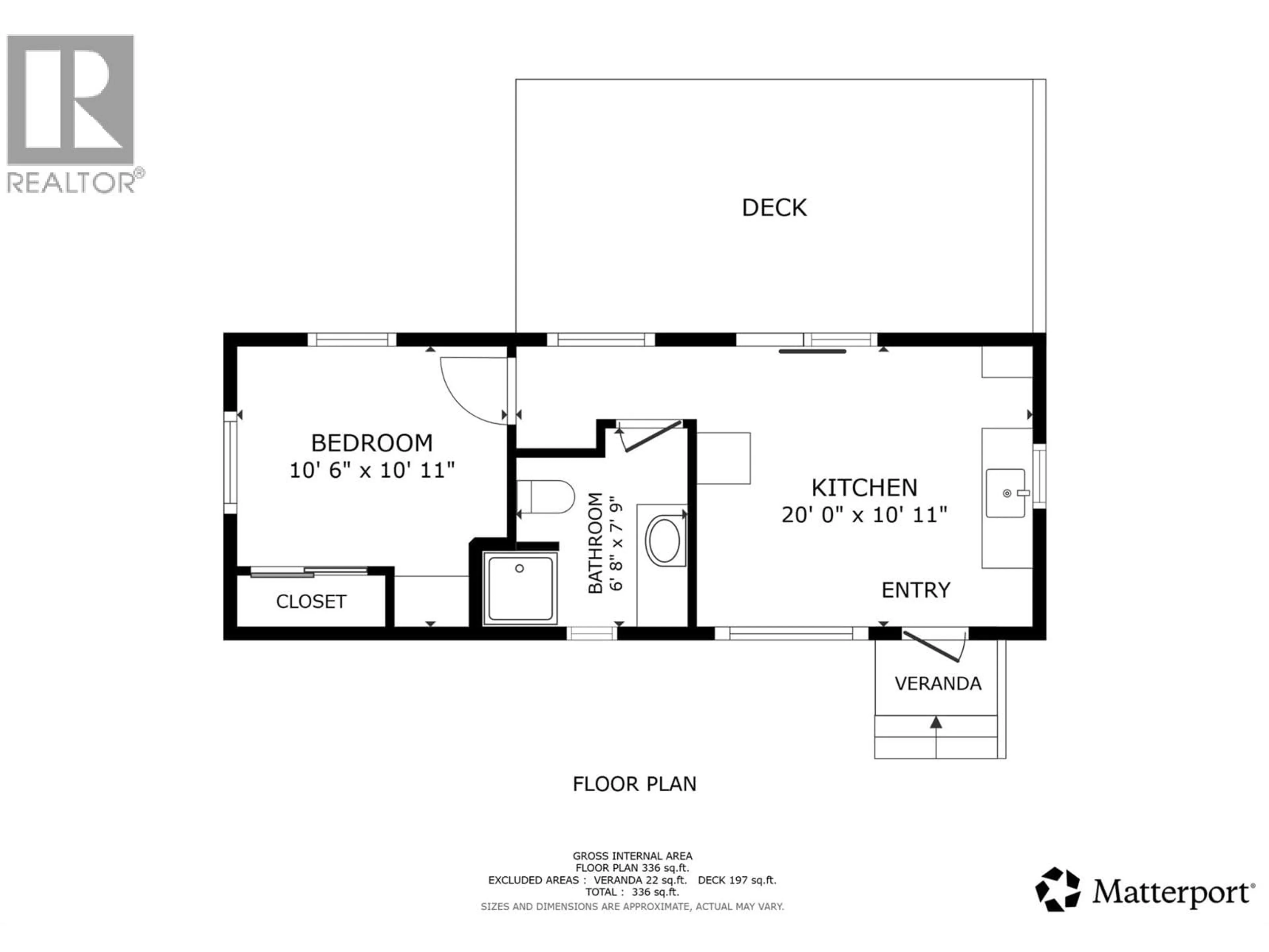 Floor plan for 1 - 5533 33 HIGHWAY, Beaverdell British Columbia V0H1A0