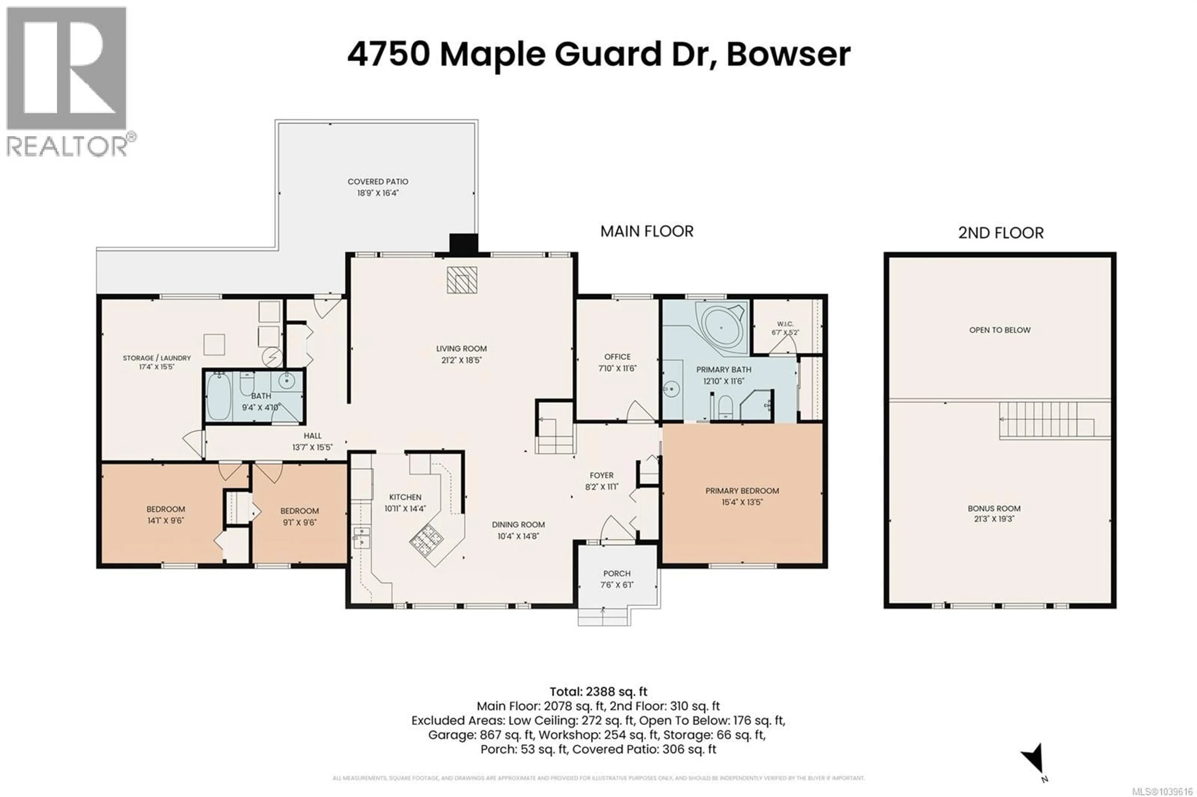 Floor plan for 4750 MAPLE GUARD DRIVE, Bowser British Columbia V0R1G0