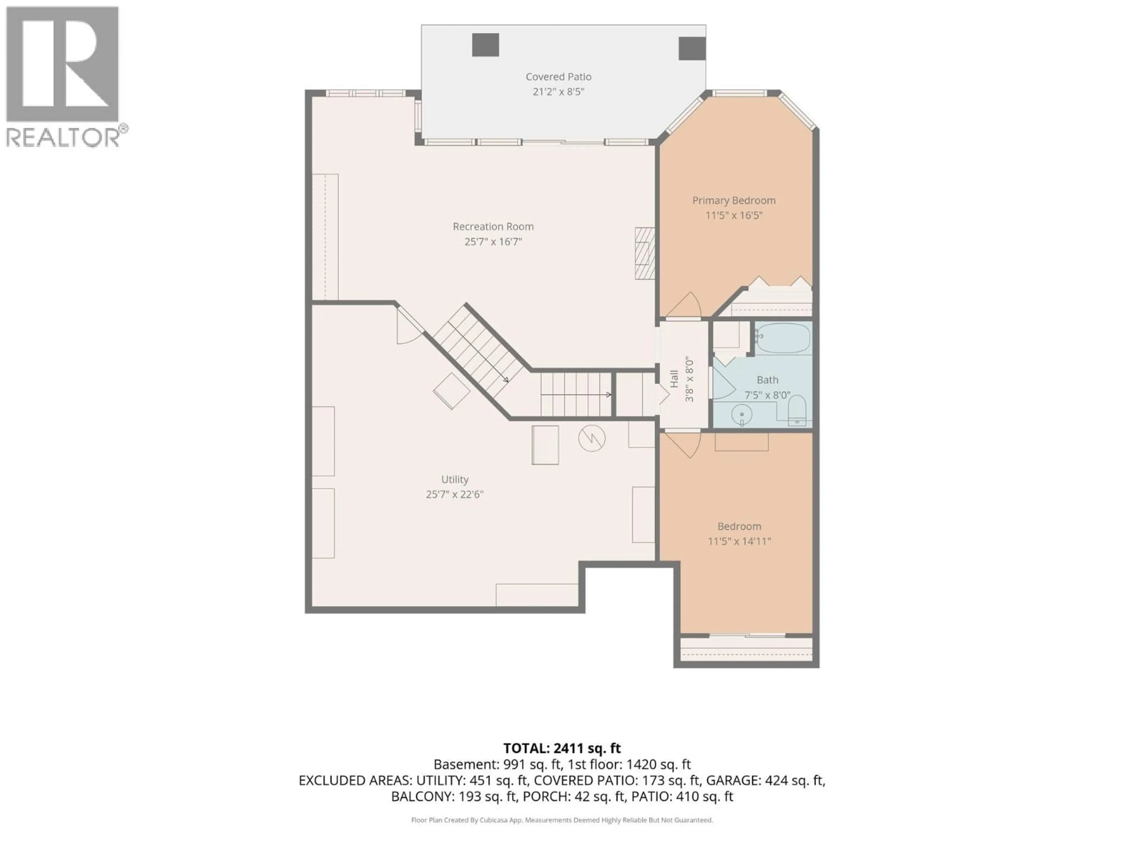 Floor plan for 2 - 4400 GALLAGHERS DRIVE EAST, Kelowna British Columbia V1W3Z8