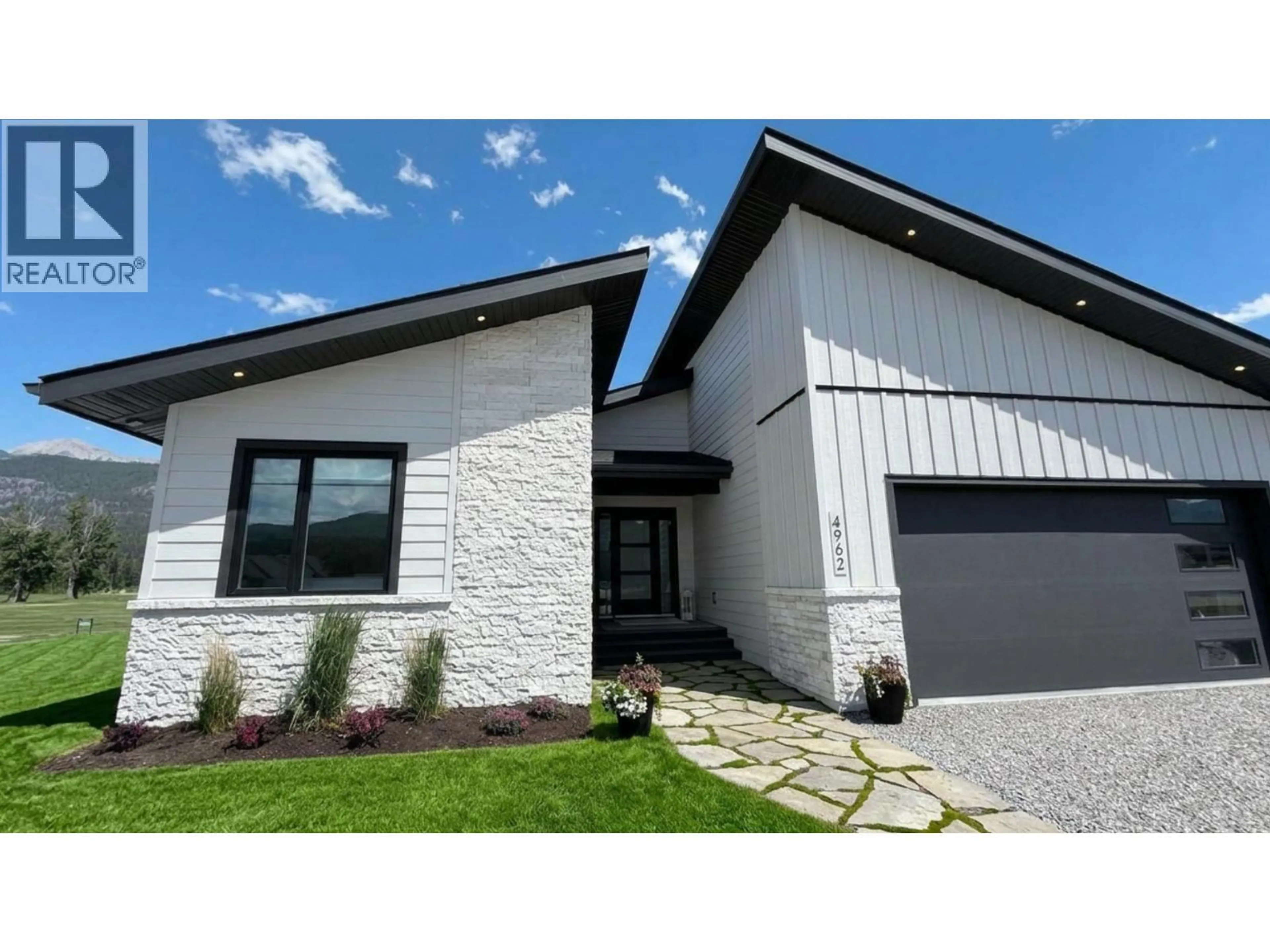 Home with brick exterior material, street for 4962 RIVERSIDE DRIVE, Fairmont Hot Springs British Columbia V0B1L1