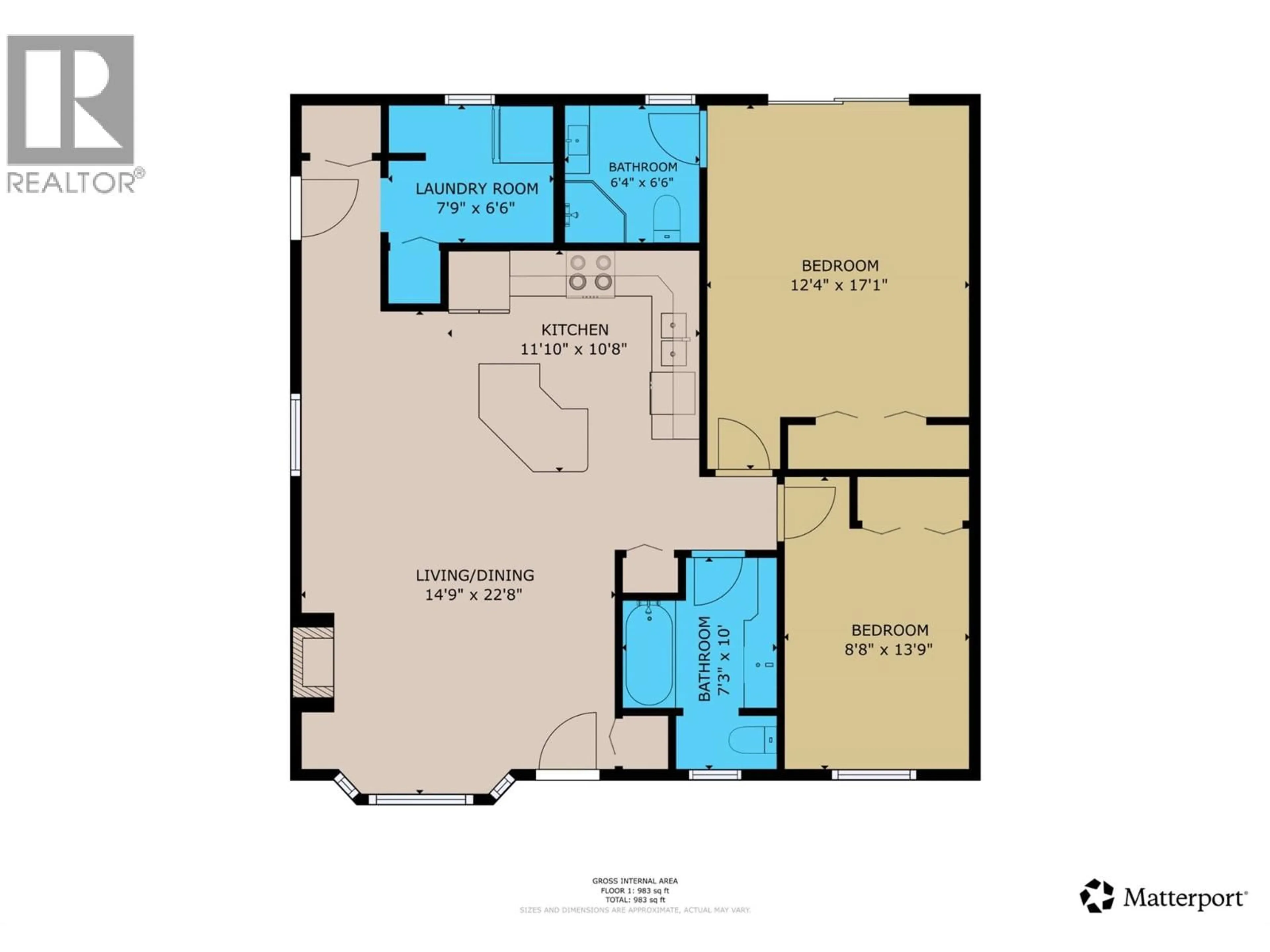 Floor plan for 7 - 1510 BIRCH STREET, Creston British Columbia V0B1G3