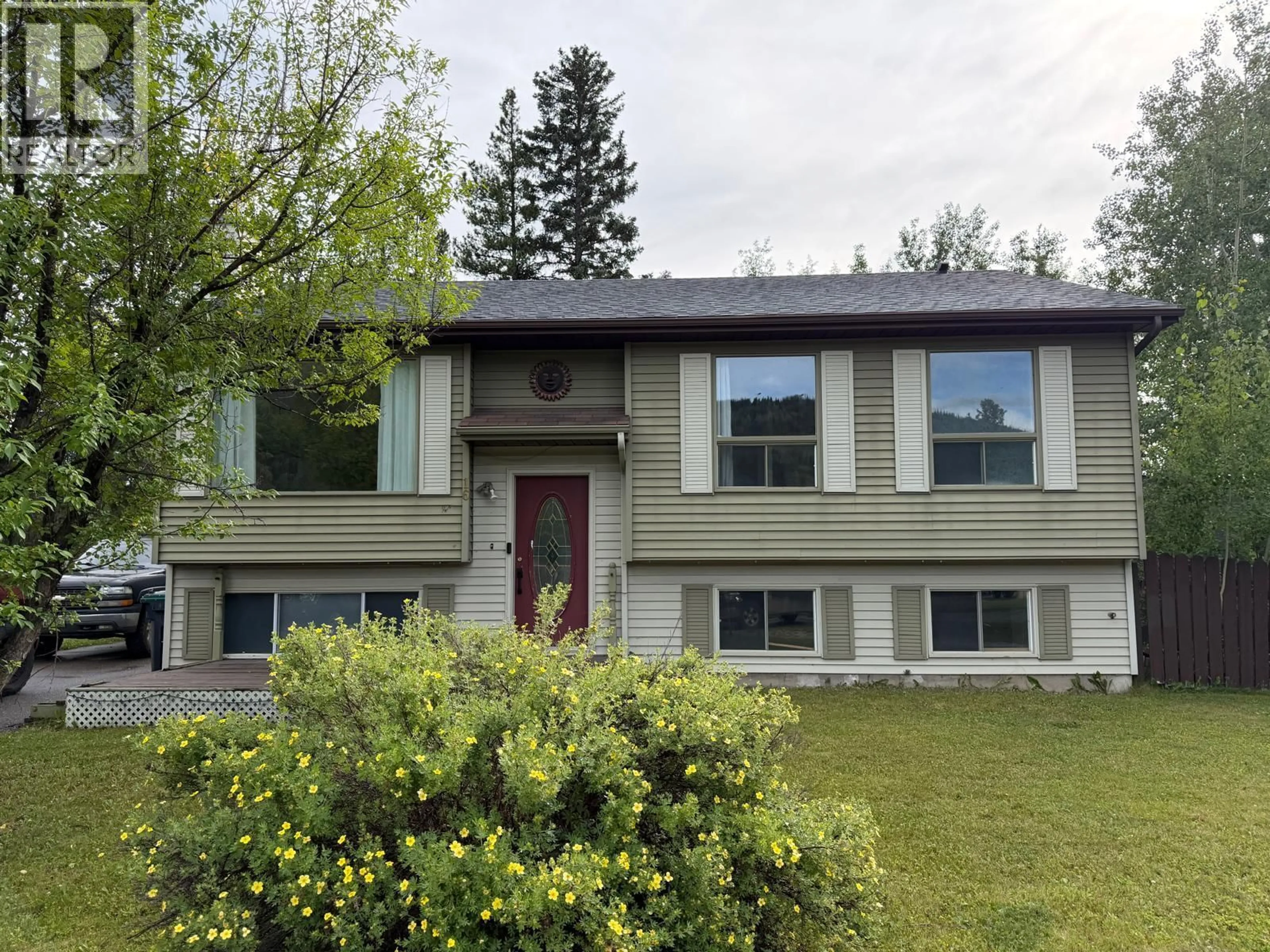 Home with vinyl exterior material, street for 16 KISKATINAW PLACE, Tumbler Ridge British Columbia V0C2W0