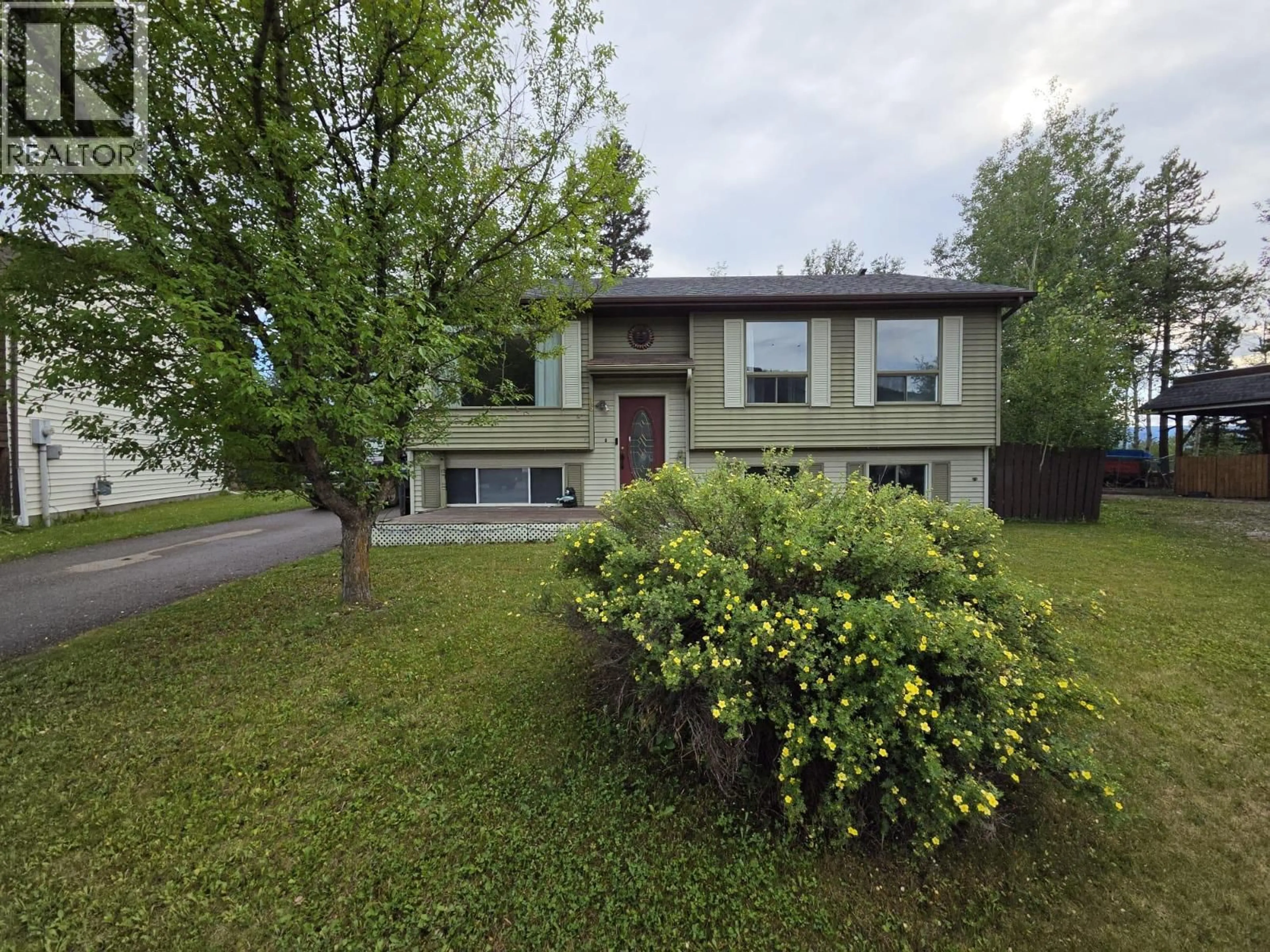 A pic from outside/outdoor area/front of a property/back of a property/a pic from drone, street for 16 KISKATINAW PLACE, Tumbler Ridge British Columbia V0C2W0