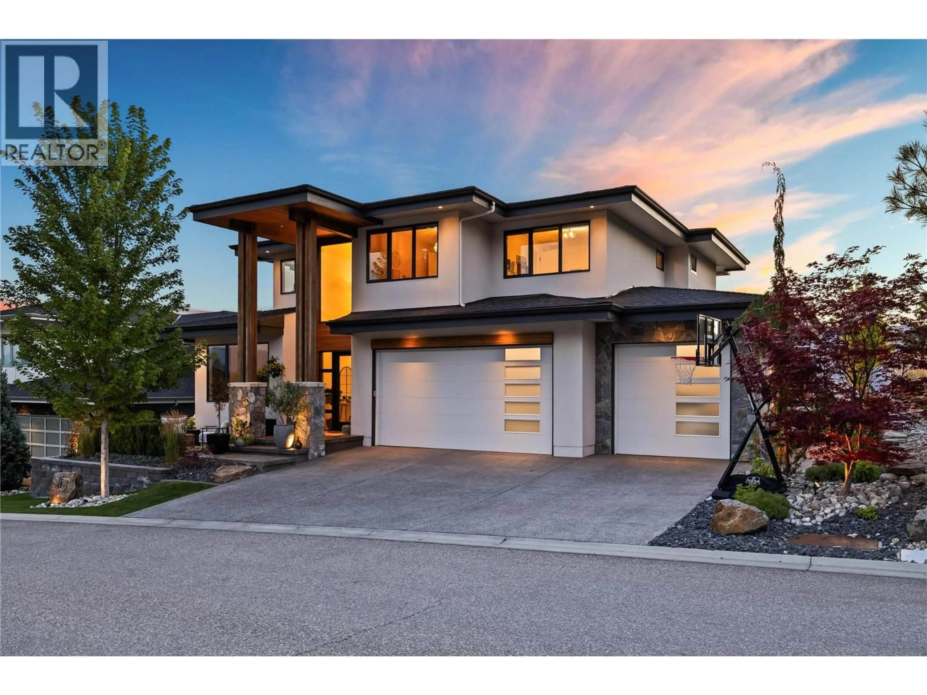 Home with brick exterior material, street for 82 RED SKY COURT, Kelowna British Columbia V1V3G4