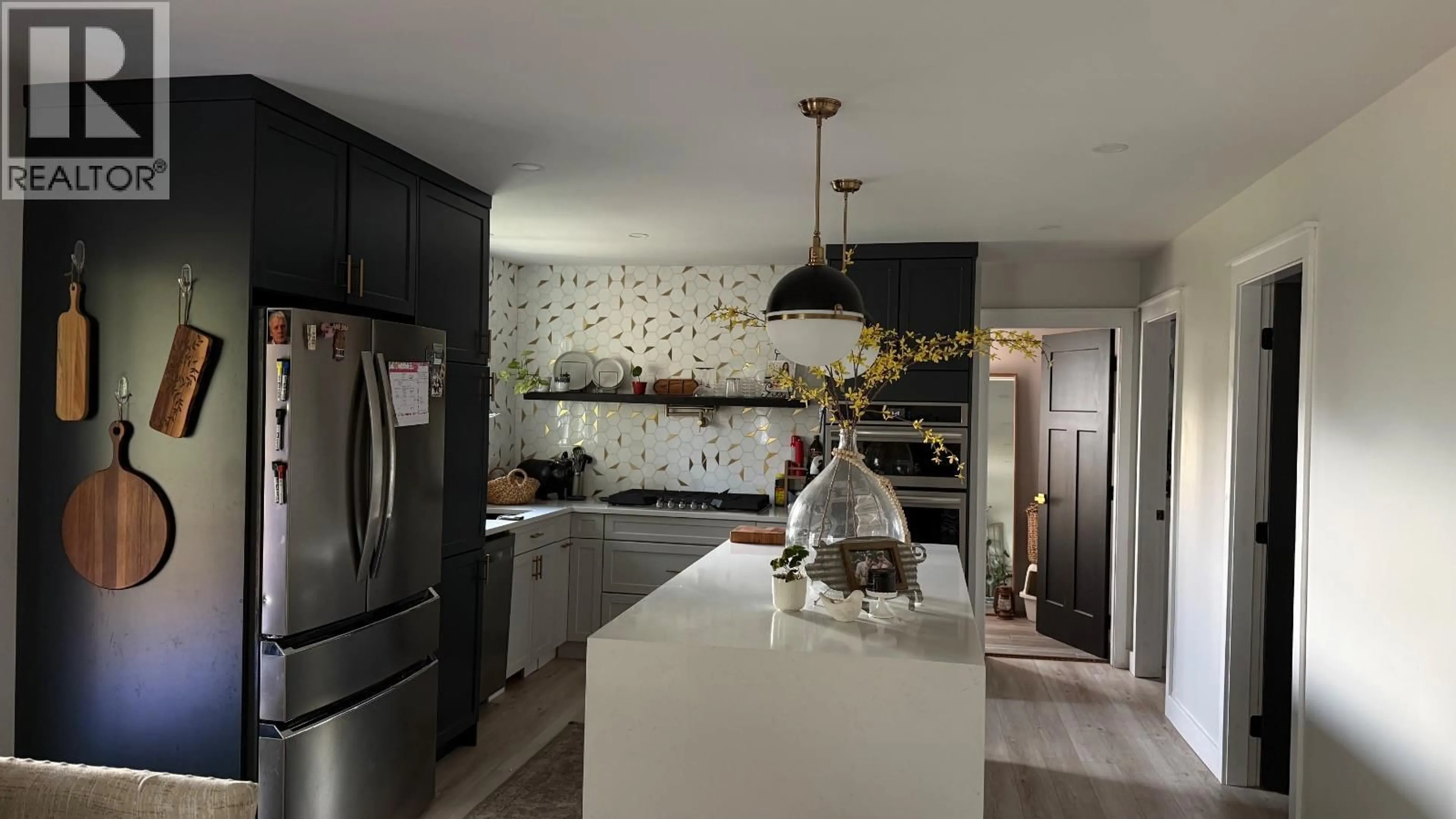 Contemporary kitchen, ceramic/tile floor for 2190 BLACKWELL AVENUE, Merritt British Columbia V1K1J8