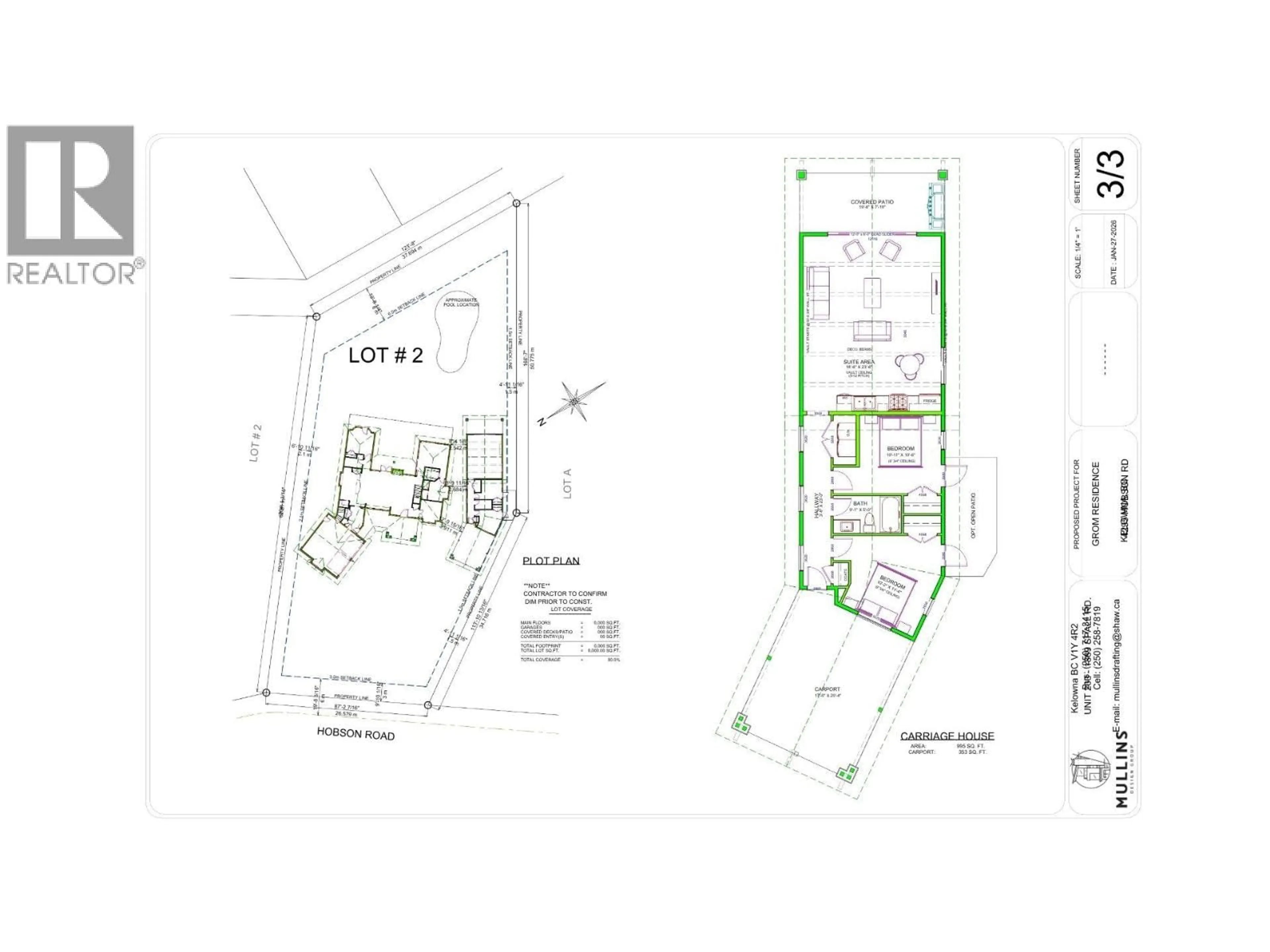 Floor plan for 4295 HOBSON ROAD, Kelowna British Columbia V1W1Y4
