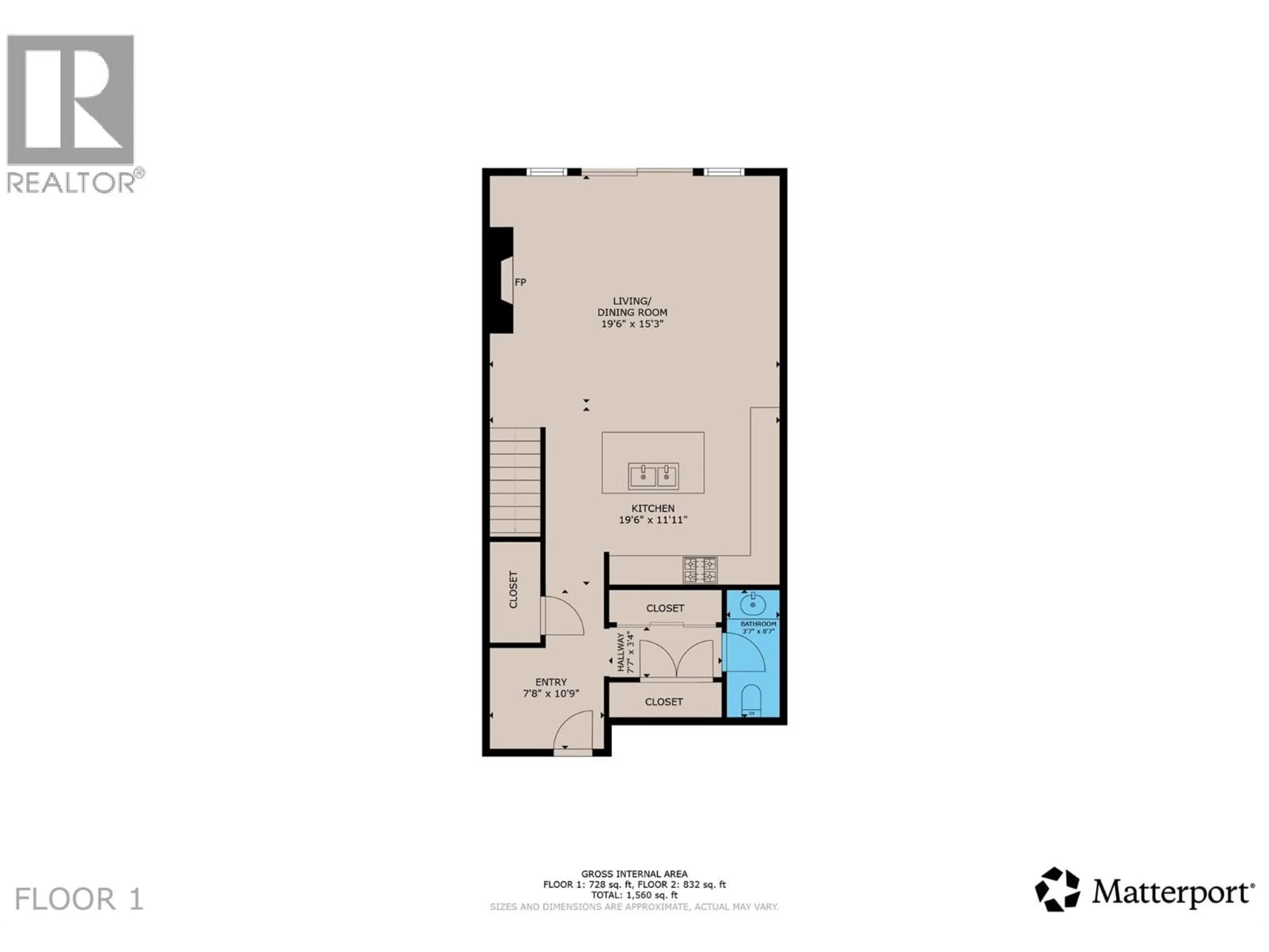 Floor plan for 17 - 266 BAKER STREET, Nelson British Columbia V1L4H3