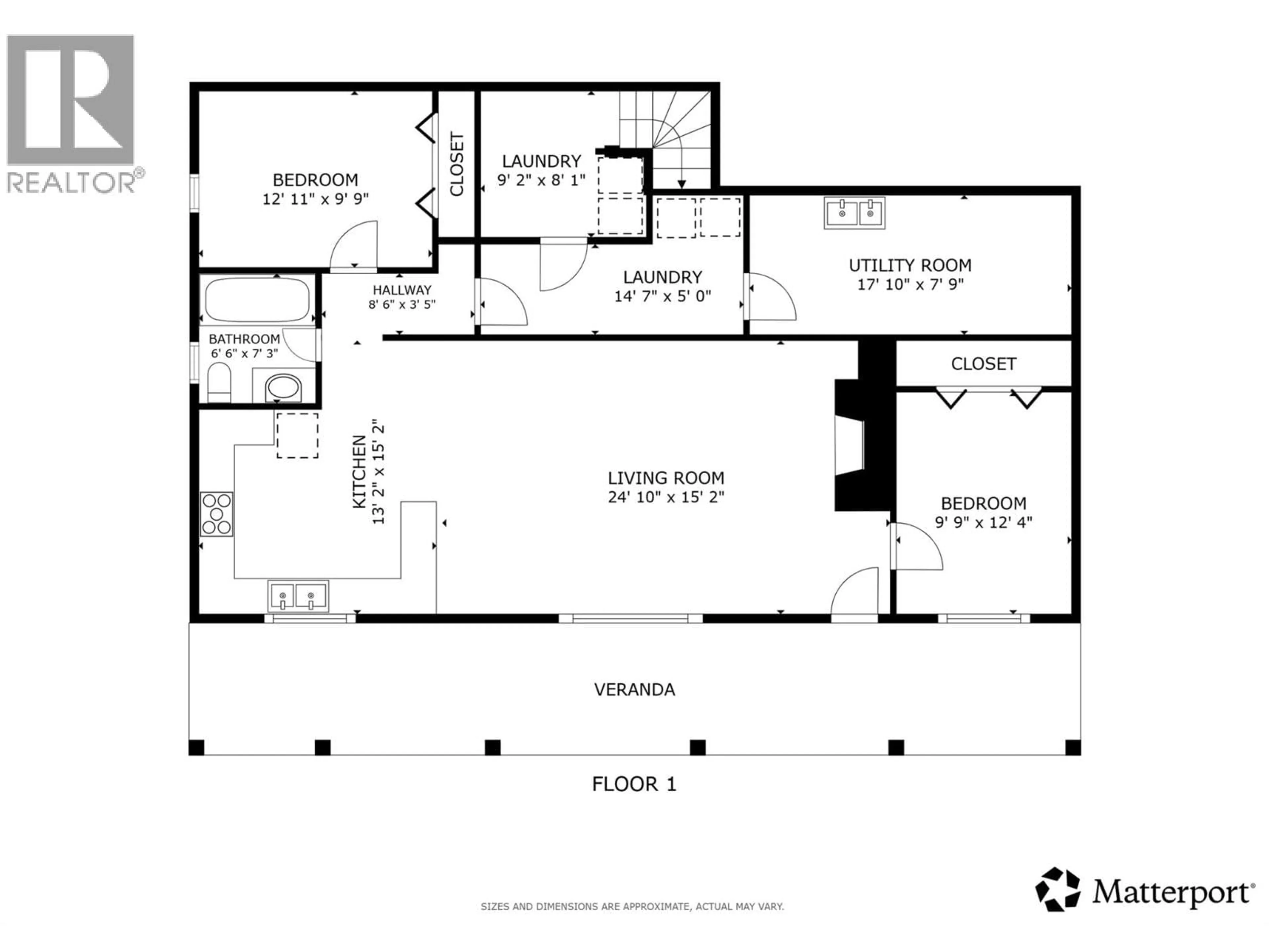 Floor plan for 6531 LONGACRE DRIVE, Vernon British Columbia V1H1H9