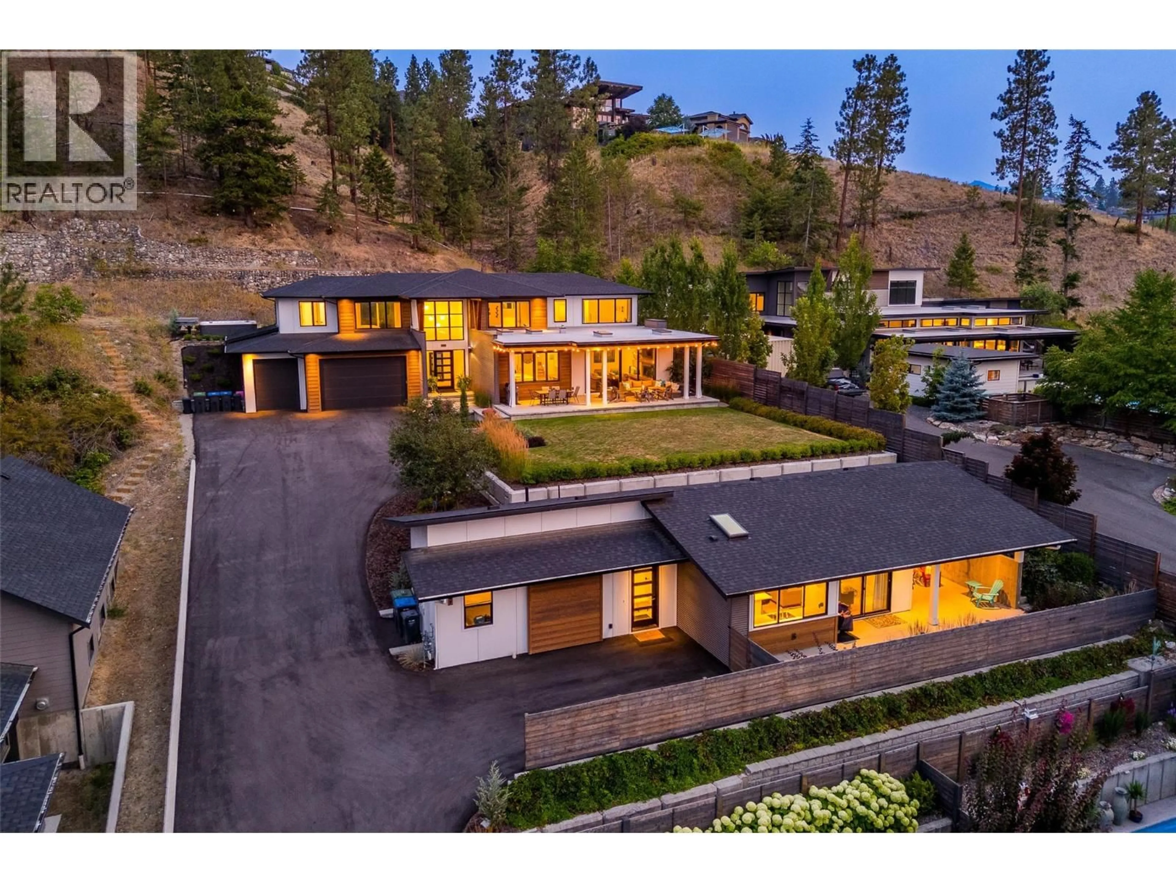 A pic from outside/outdoor area/front of a property/back of a property/a pic from drone, unknown for 769 & 771 BARNABY ROAD, Kelowna British Columbia V1W4N9
