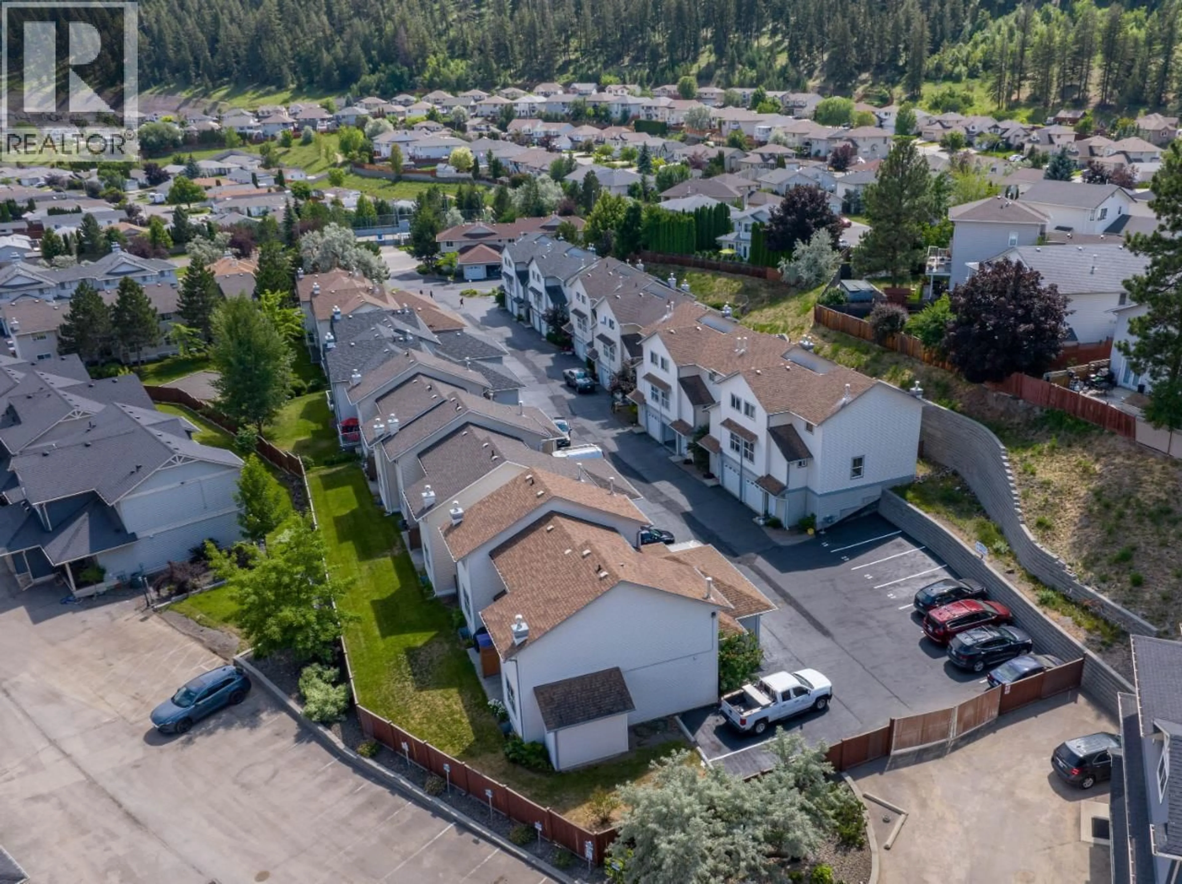 A pic from outside/outdoor area/front of a property/back of a property/a pic from drone, mountain view for 88 - 1920 HUGH ALLAN DRIVE, Kamloops British Columbia V2H1T7