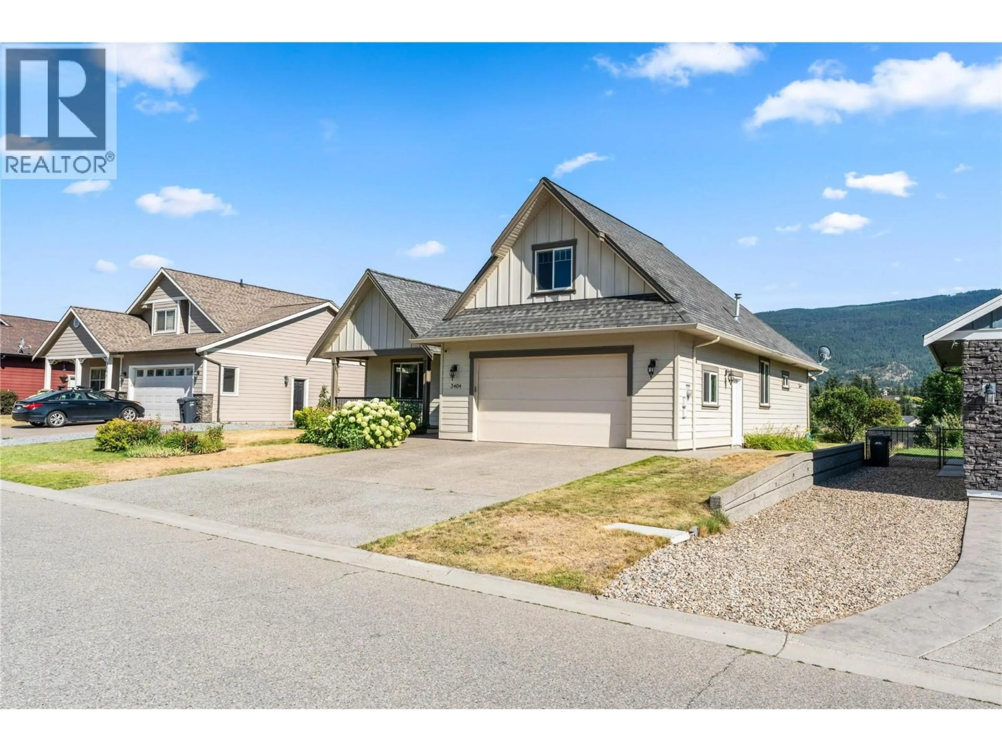 Home with vinyl exterior material, mountain view for 3404 MCKECHNIE DRIVE, Armstrong British Columbia V4Y0X6