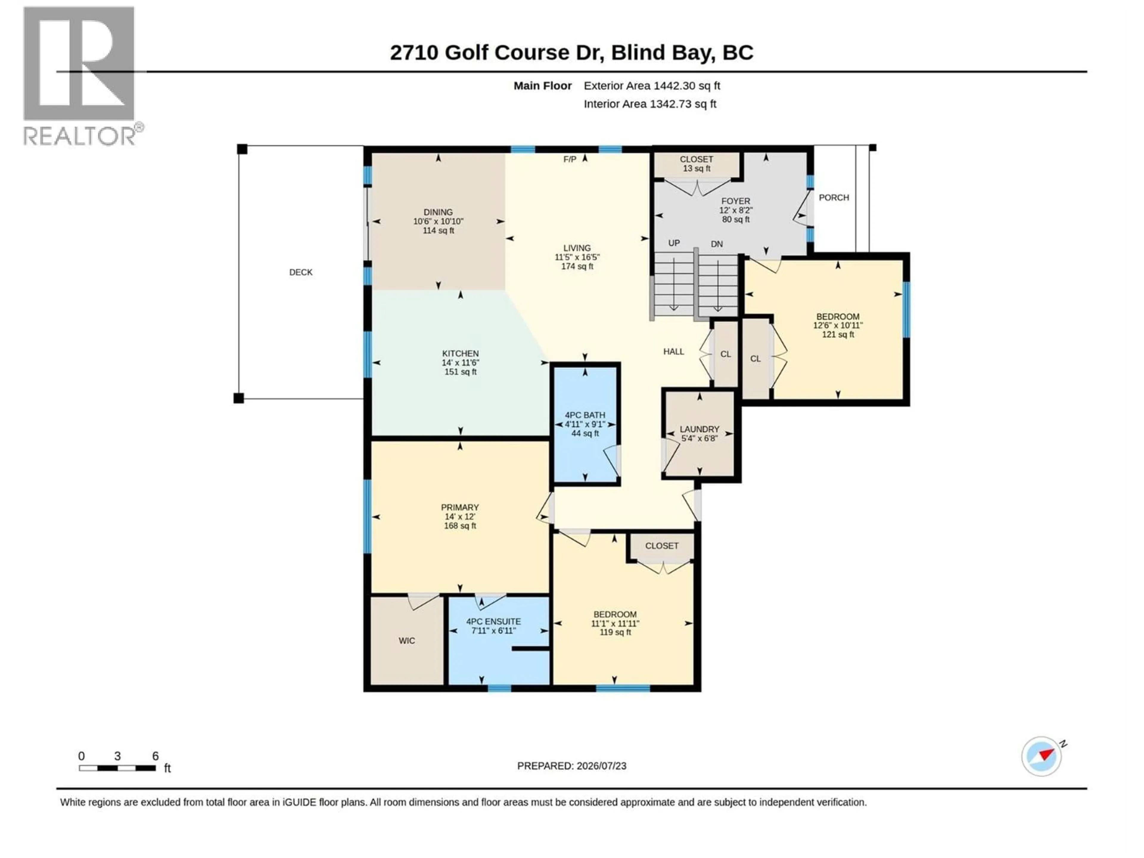Floor plan for 2710 GOLF COURSE DRIVE, Blind Bay British Columbia V0E1H2