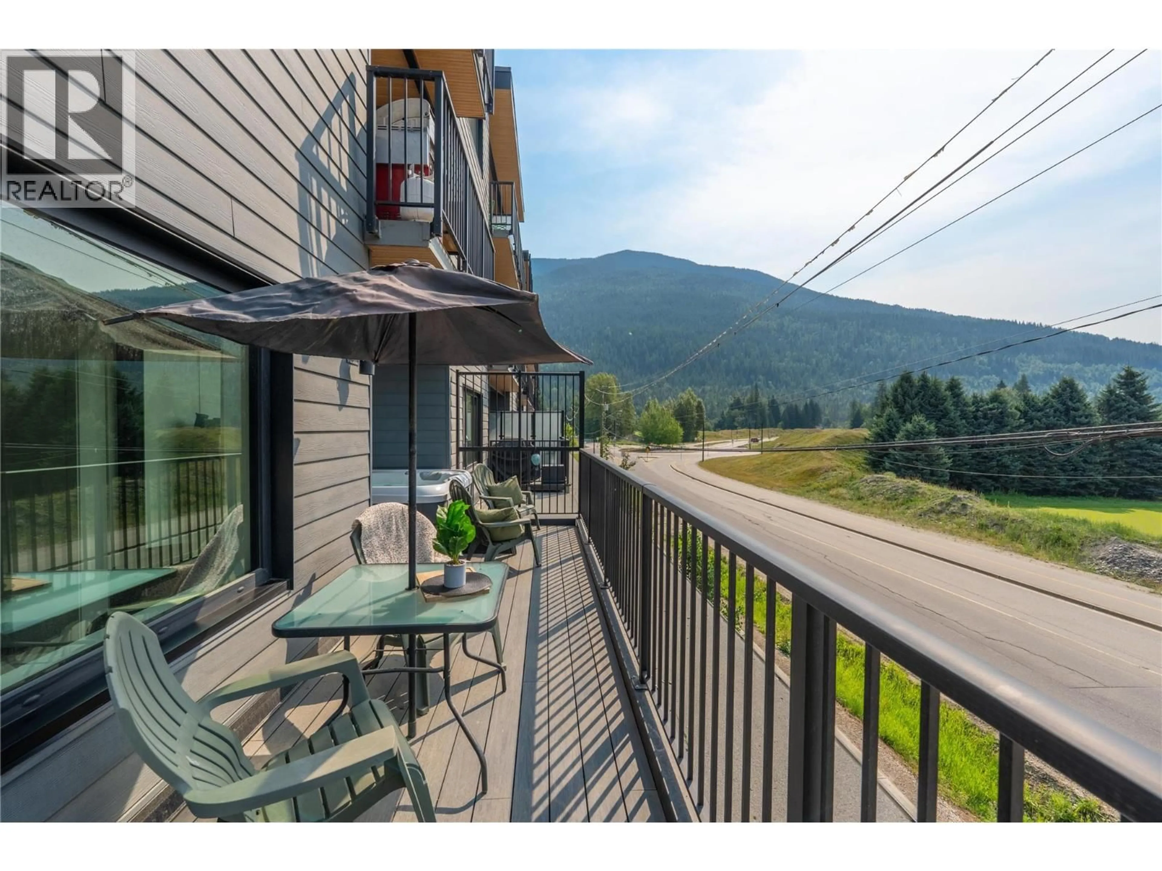 Patio, mountain view for 2213 - 1701 COURSIER AVENUE, Revelstoke British Columbia V0E2S1