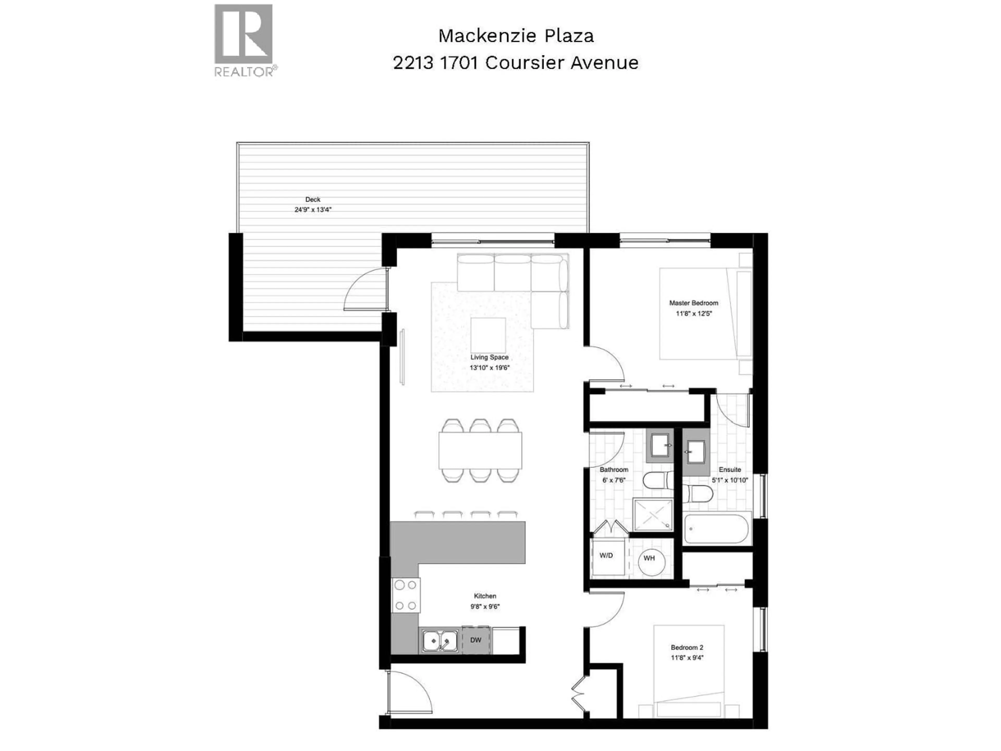 Floor plan for 2213 - 1701 COURSIER AVENUE, Revelstoke British Columbia V0E2S1