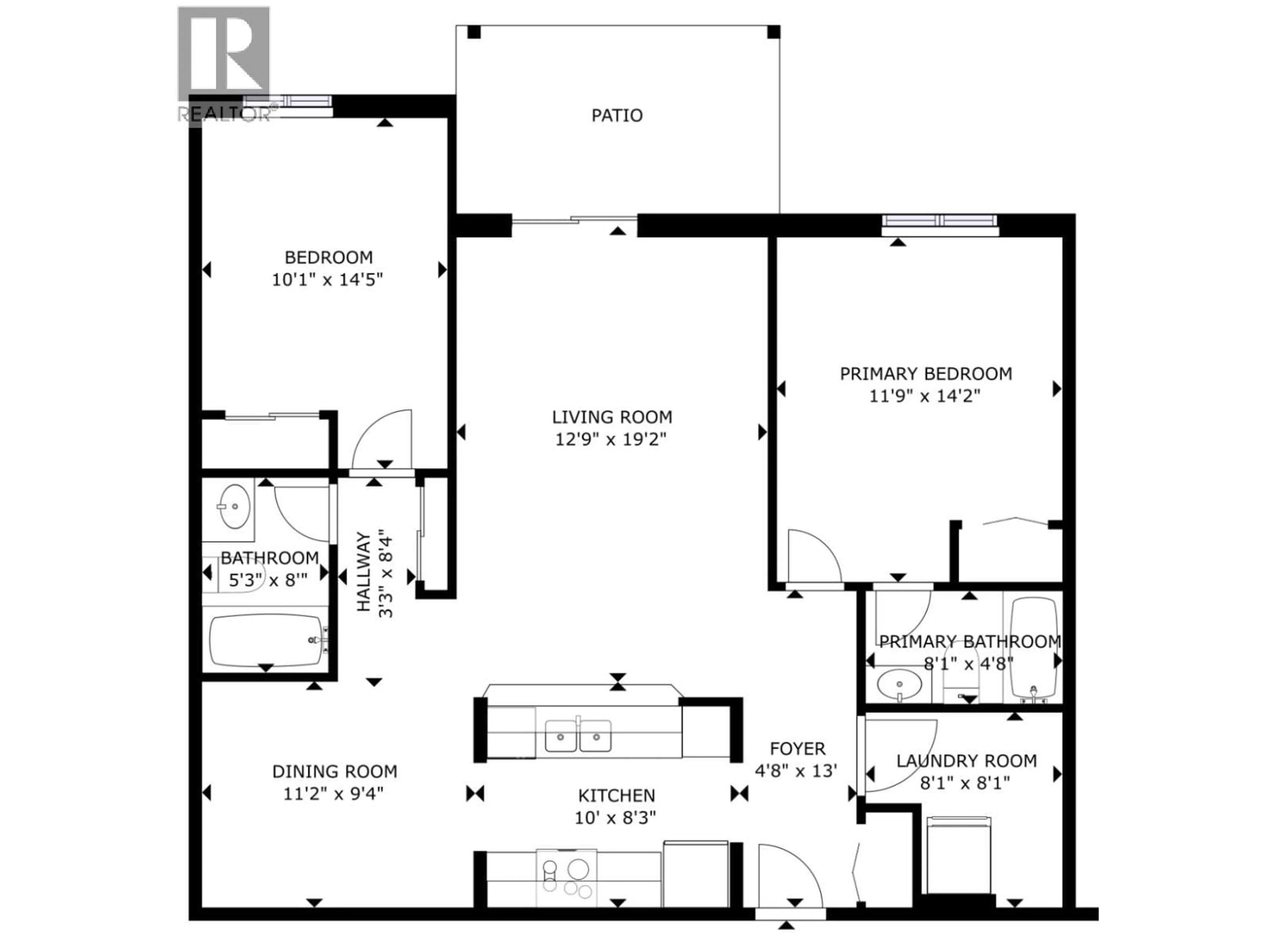 Floor plan for 204 - 4765 FORSTERS LANDING ROAD, Radium Hot Springs British Columbia V0A1M0