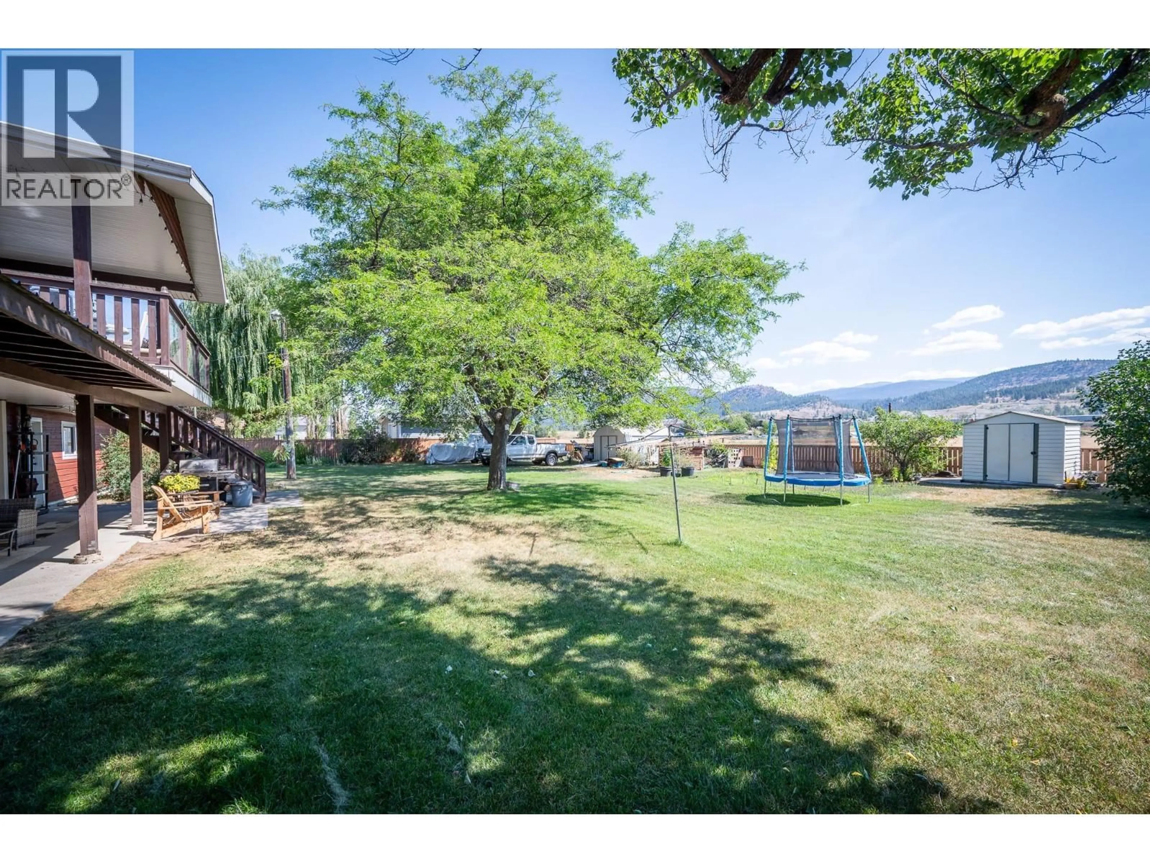A pic from outside/outdoor area/front of a property/back of a property/a pic from drone, mountain view for 6750 HEFFLEY ROAD, Kamloops British Columbia V2H0B4