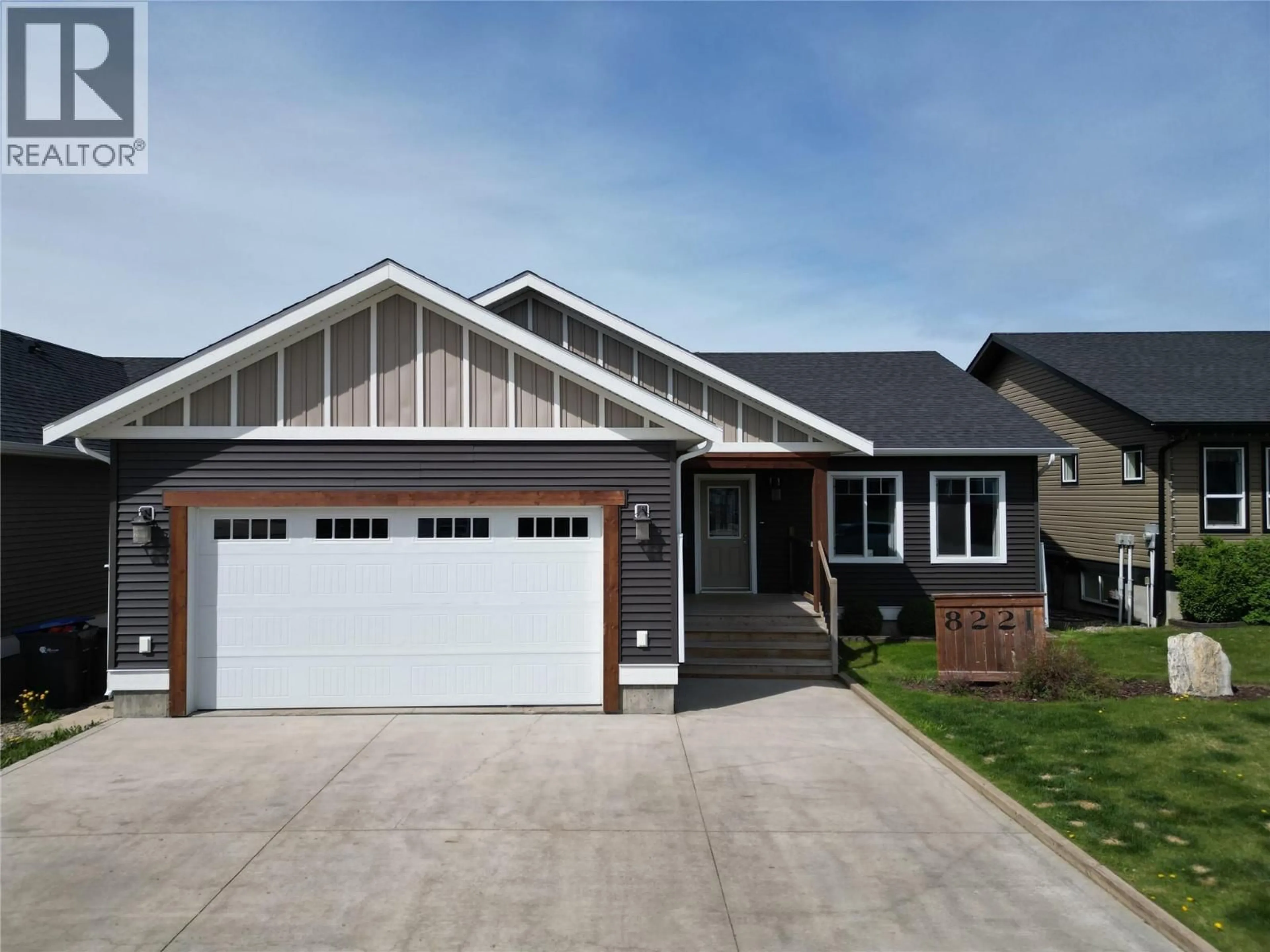 Home with brick exterior material, street for 8221 19A STREET, Dawson Creek British Columbia V1G0J6