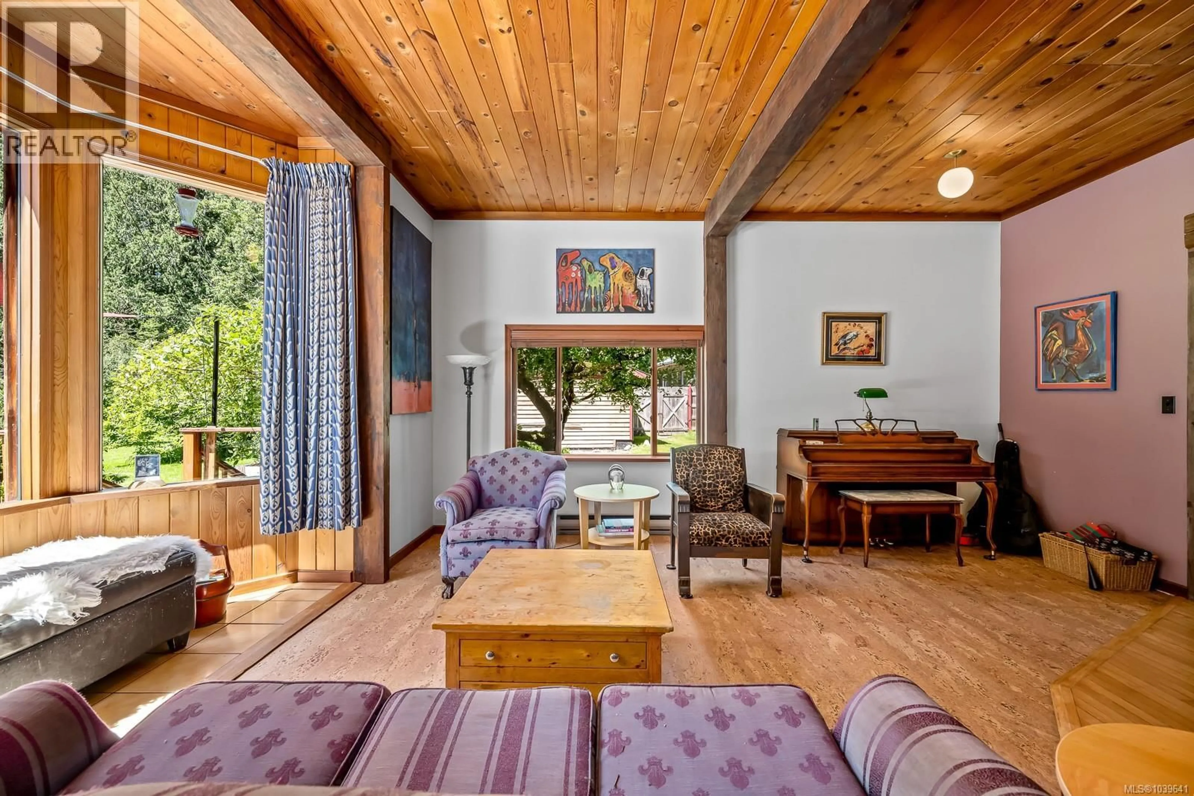 Living room with furniture, unknown for 1416 ROBERTSON ROAD, Cortes Island British Columbia V0P1Z0