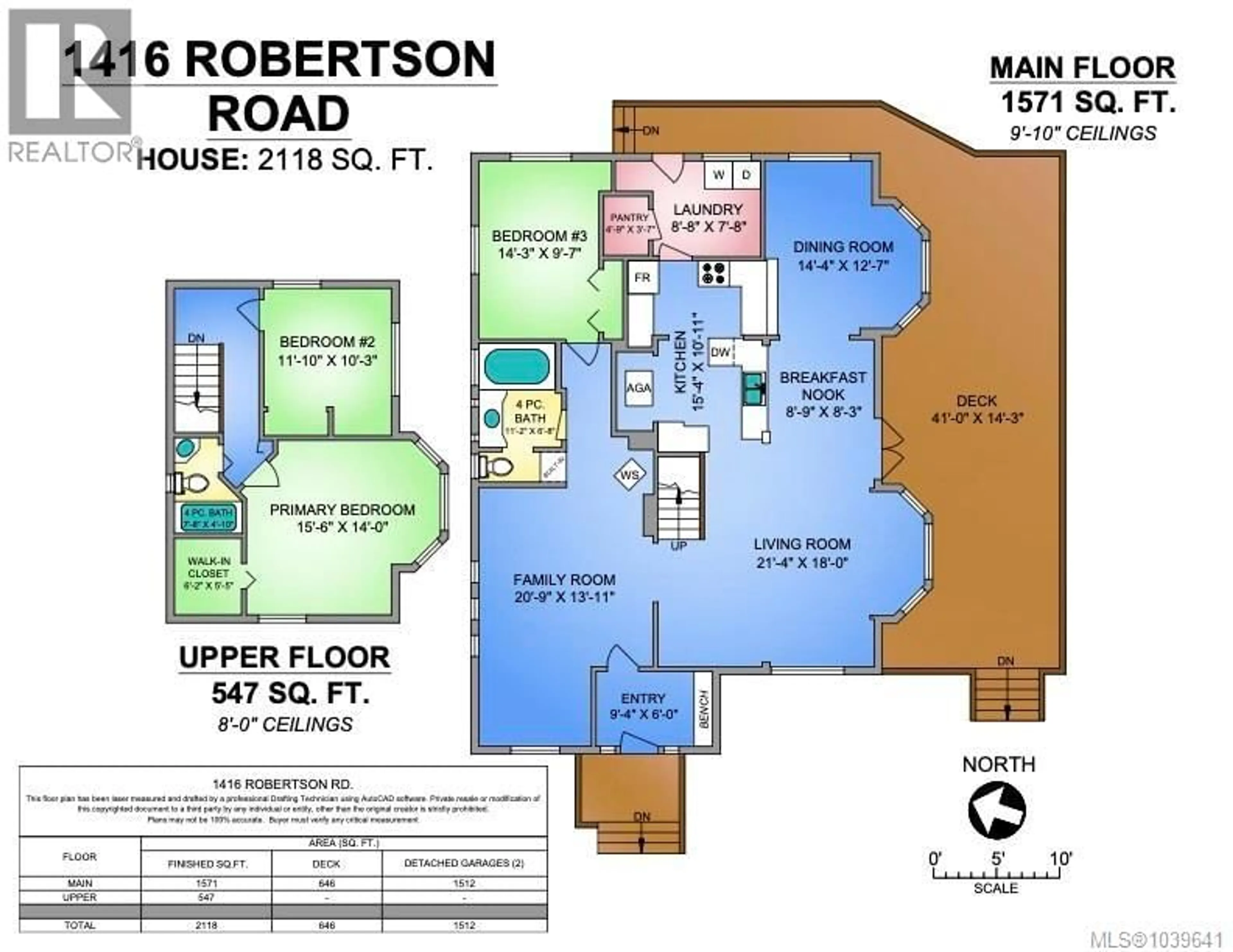 Floor plan for 1416 ROBERTSON ROAD, Cortes Island British Columbia V0P1Z0