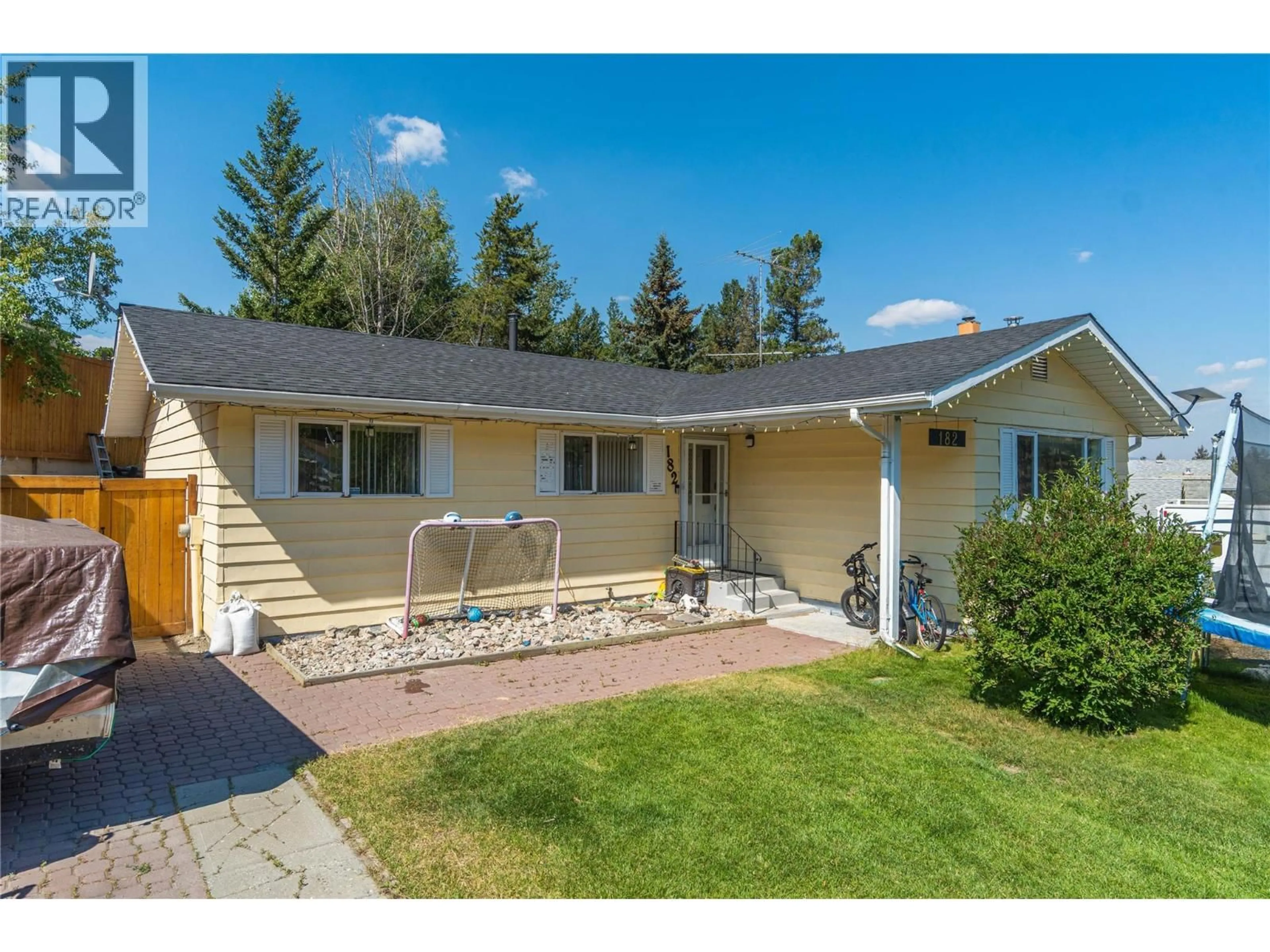 Home with vinyl exterior material, street for 182 JASPER DRIVE, Logan Lake British Columbia V0K1W0