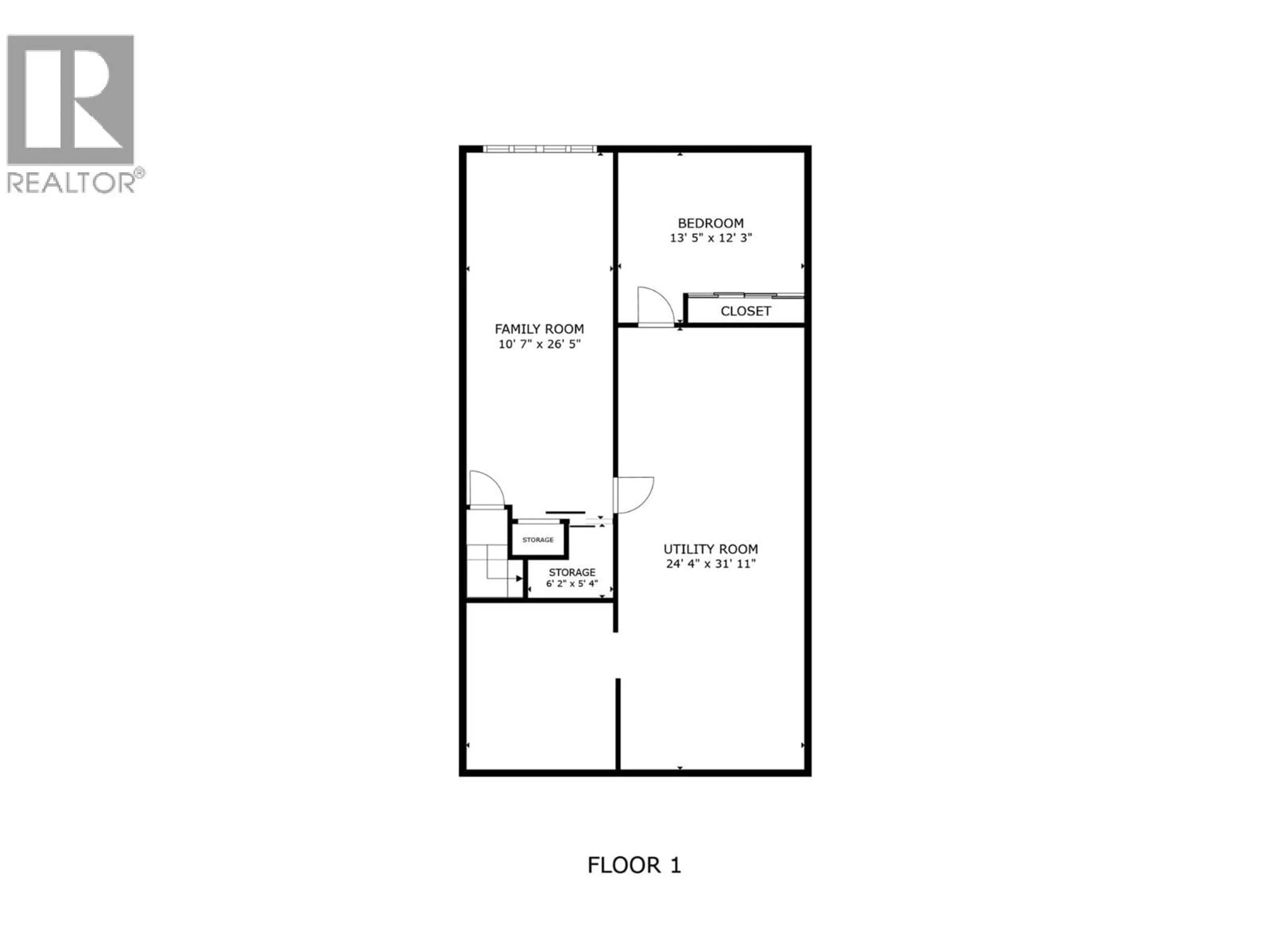 Floor plan for 220 - 1765 LECKIE ROAD, Kelowna British Columbia V1X6X5