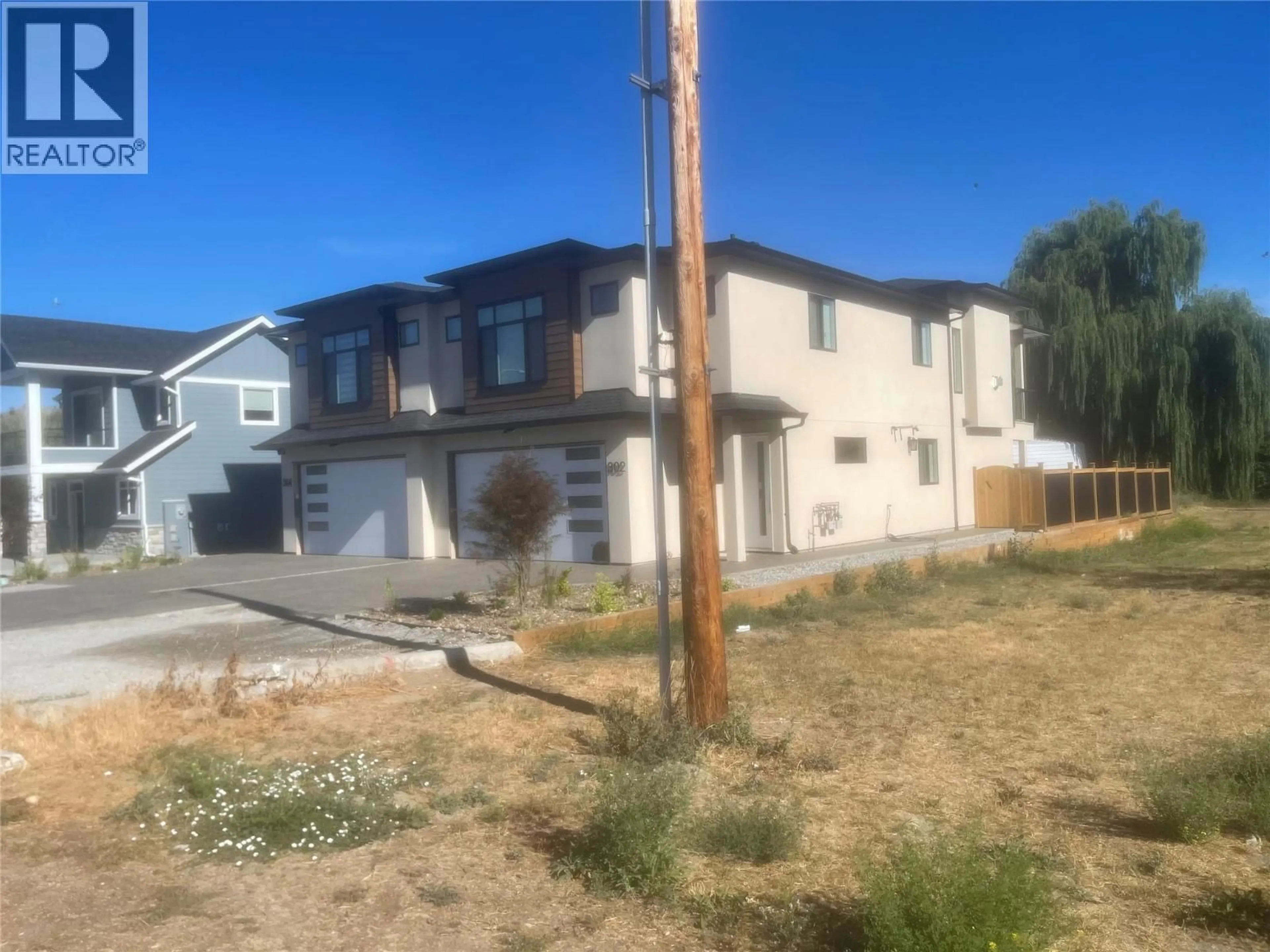 A pic from outside/outdoor area/front of a property/back of a property/a pic from drone, street for 1 - 304 SUMAC ROAD, Kelowna British Columbia V1X6W8