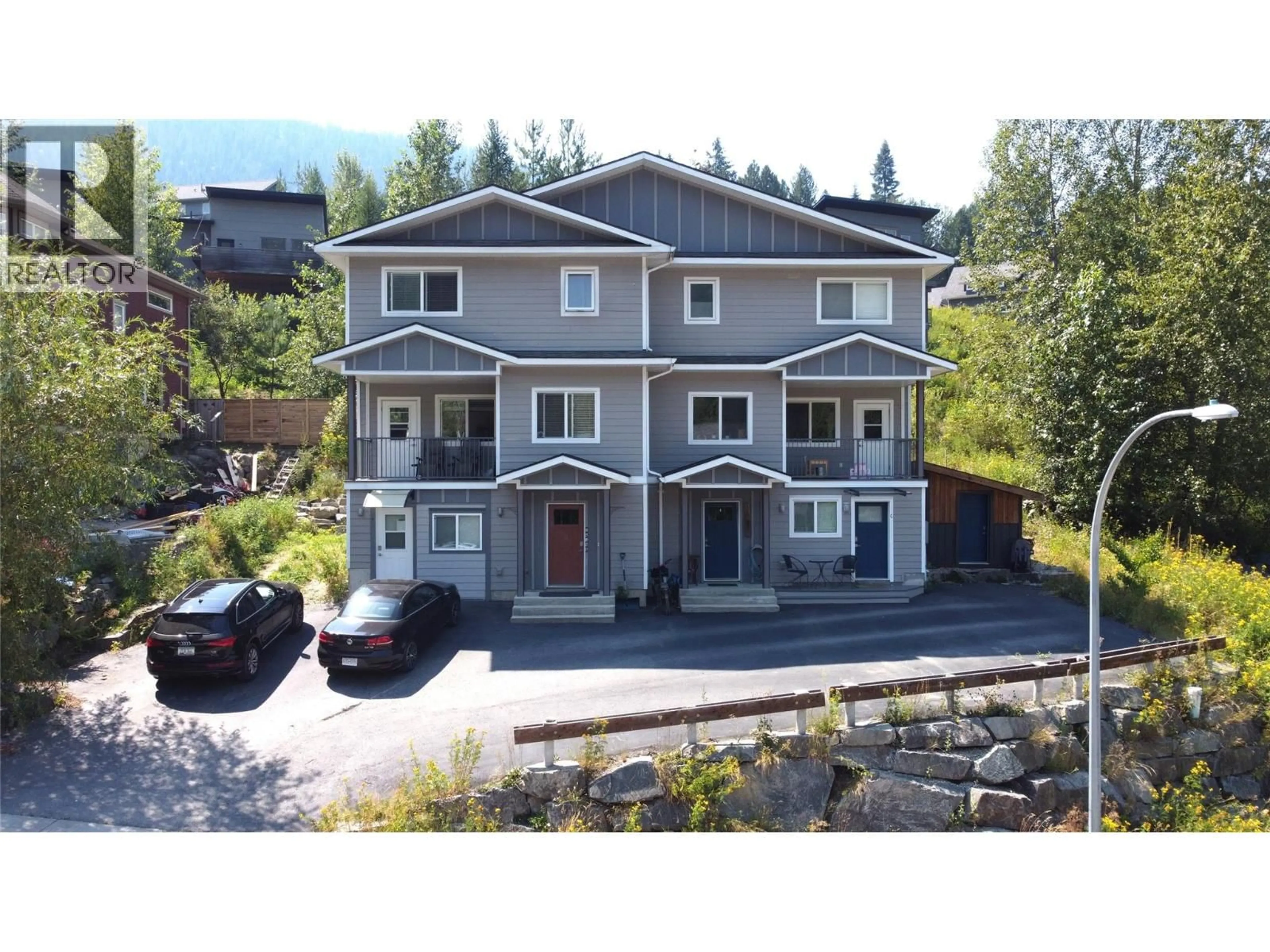 A pic from outside/outdoor area/front of a property/back of a property/a pic from drone, unknown for A - 2410 PERRIER LANE, Nelson British Columbia V1L7C3