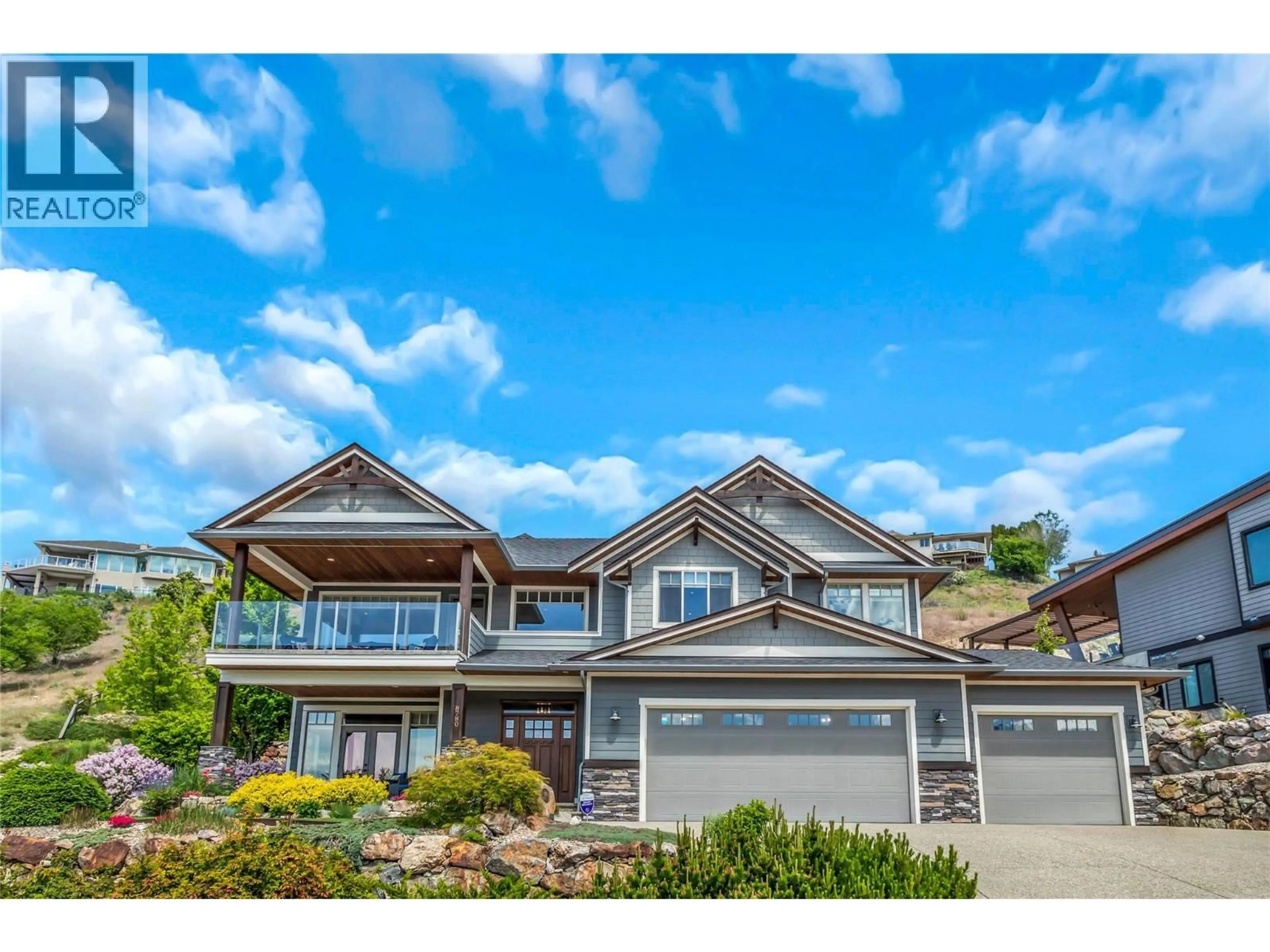 Home with vinyl exterior material, unknown for 8780 BRAEBURN DRIVE, Coldstream British Columbia V1B4E5