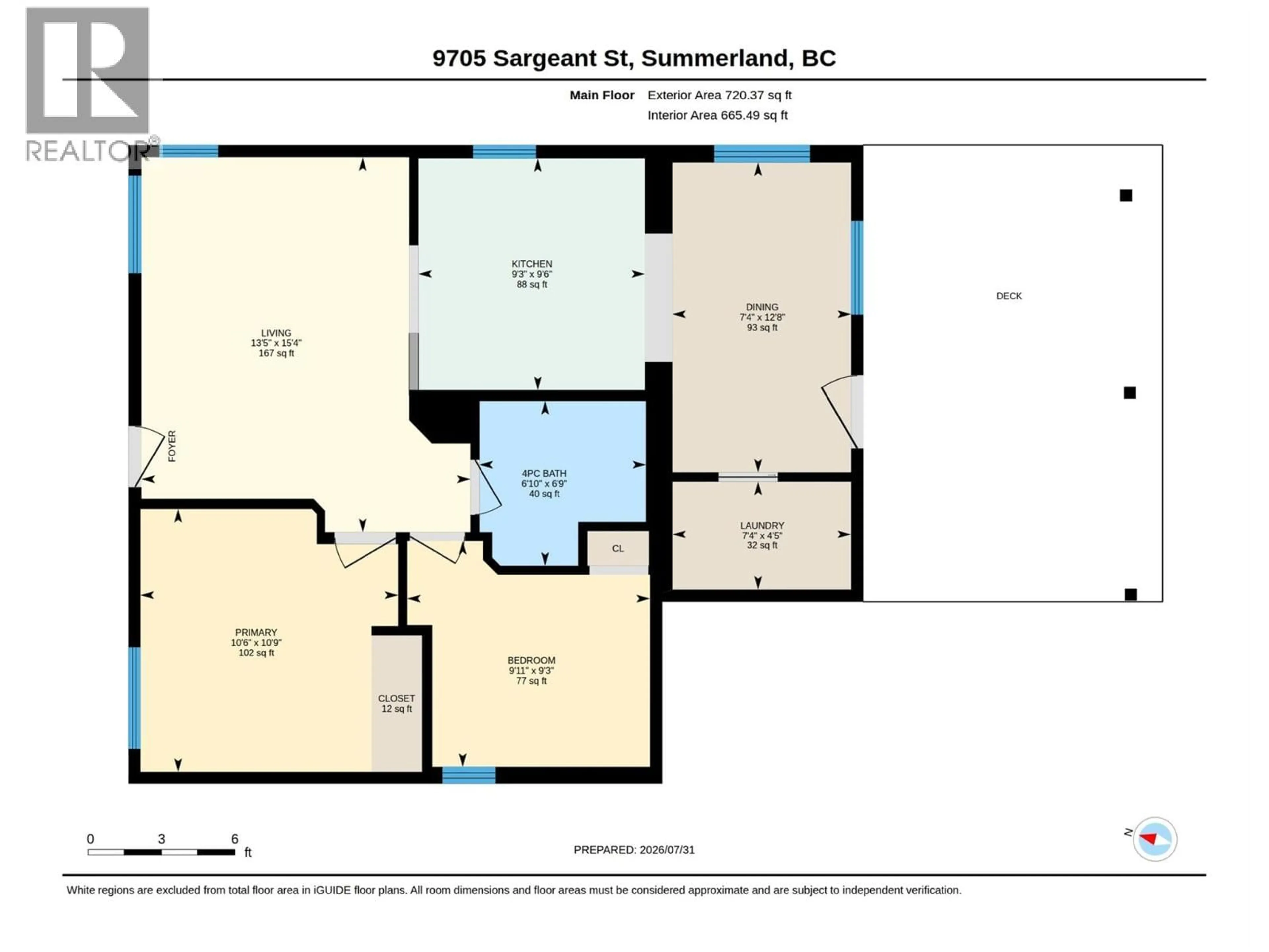 Floor plan for 9705 SARGEANT STREET, Summerland British Columbia V0H1Z3
