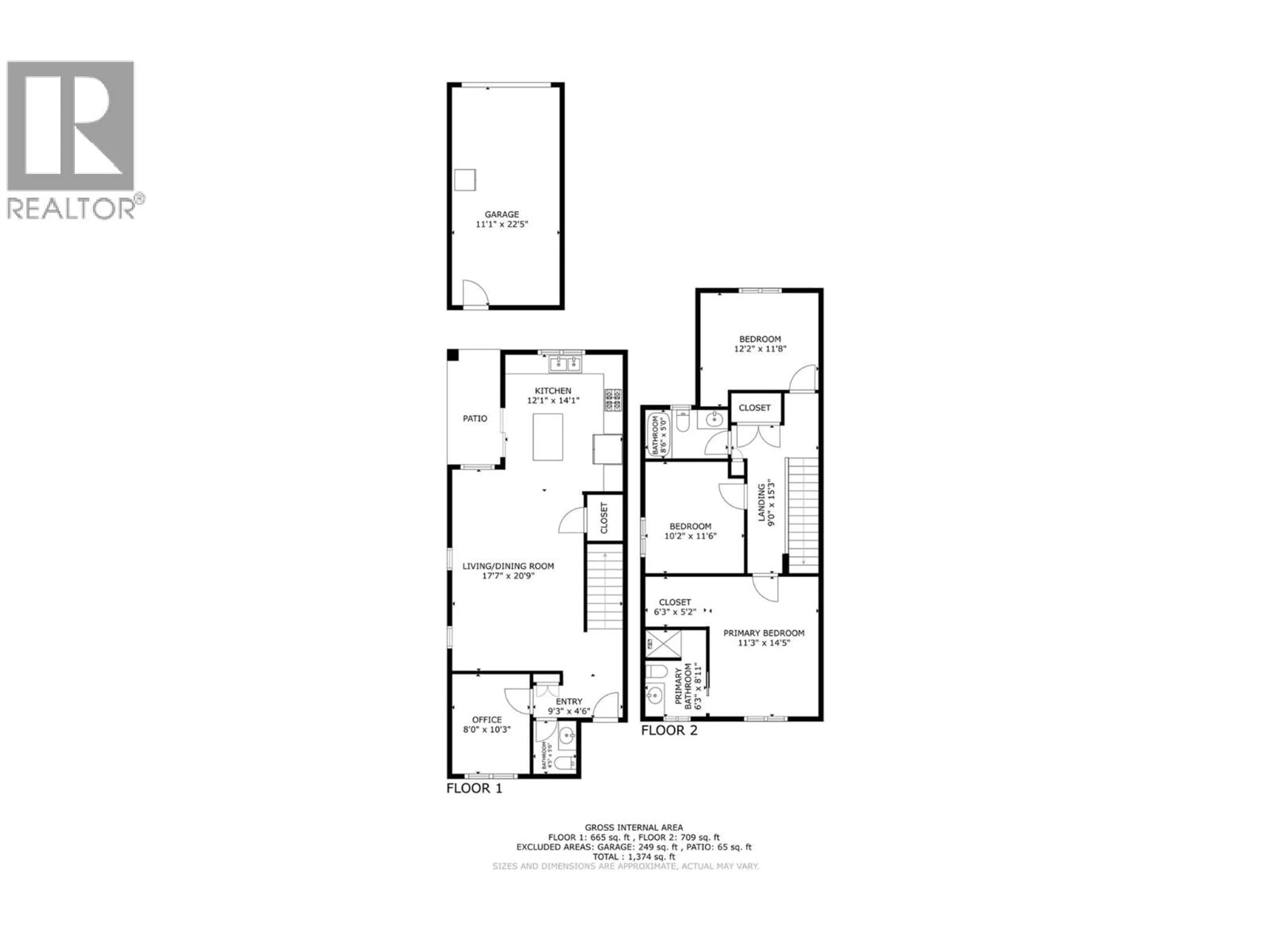 Floor plan for 1929 ETHEL STREET, Kelowna British Columbia V1Y2Z5