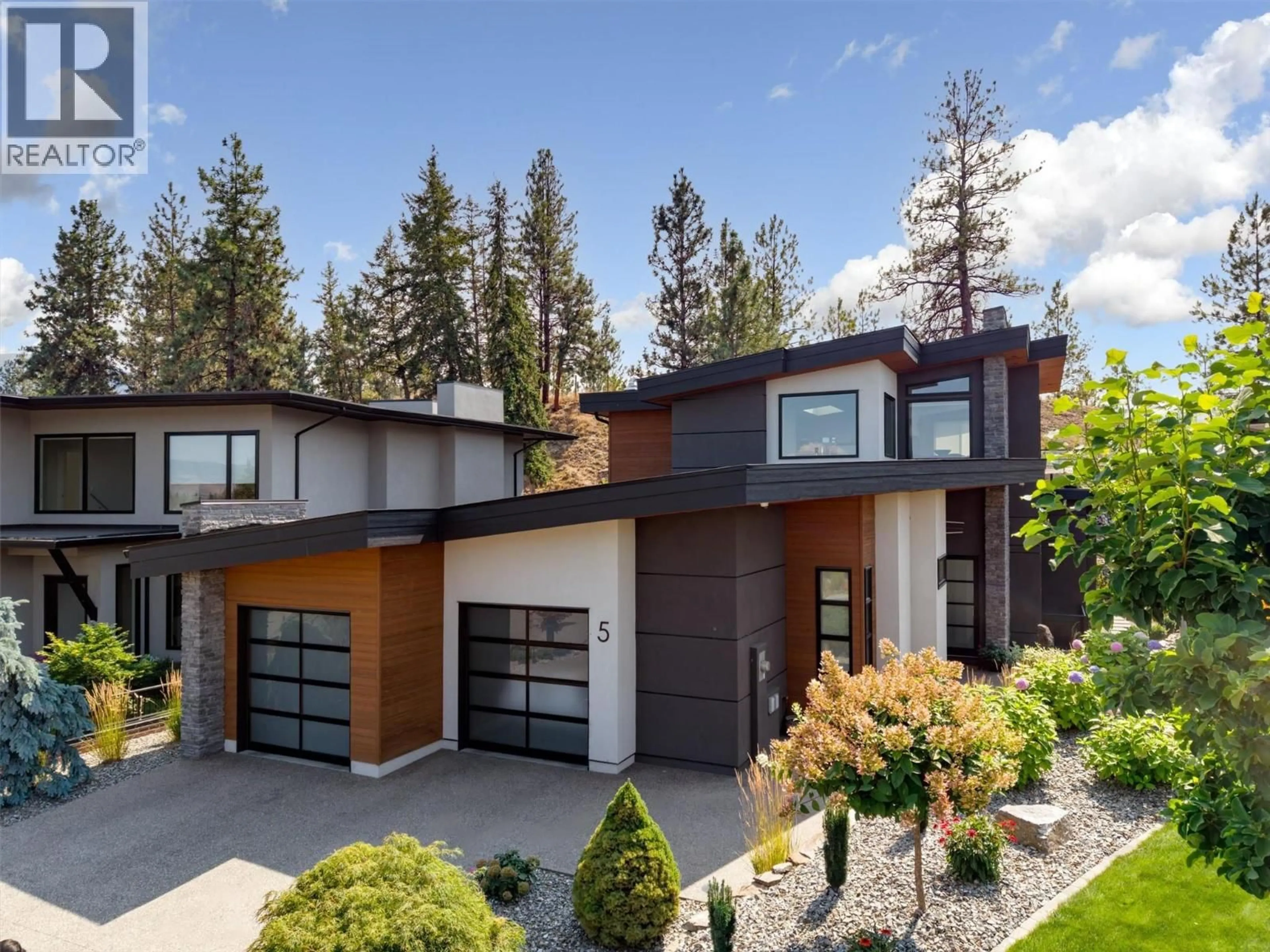 Home with brick exterior material, street for 5 - 1150 MISSION RIDGE ROAD, Kelowna British Columbia V1W5M5