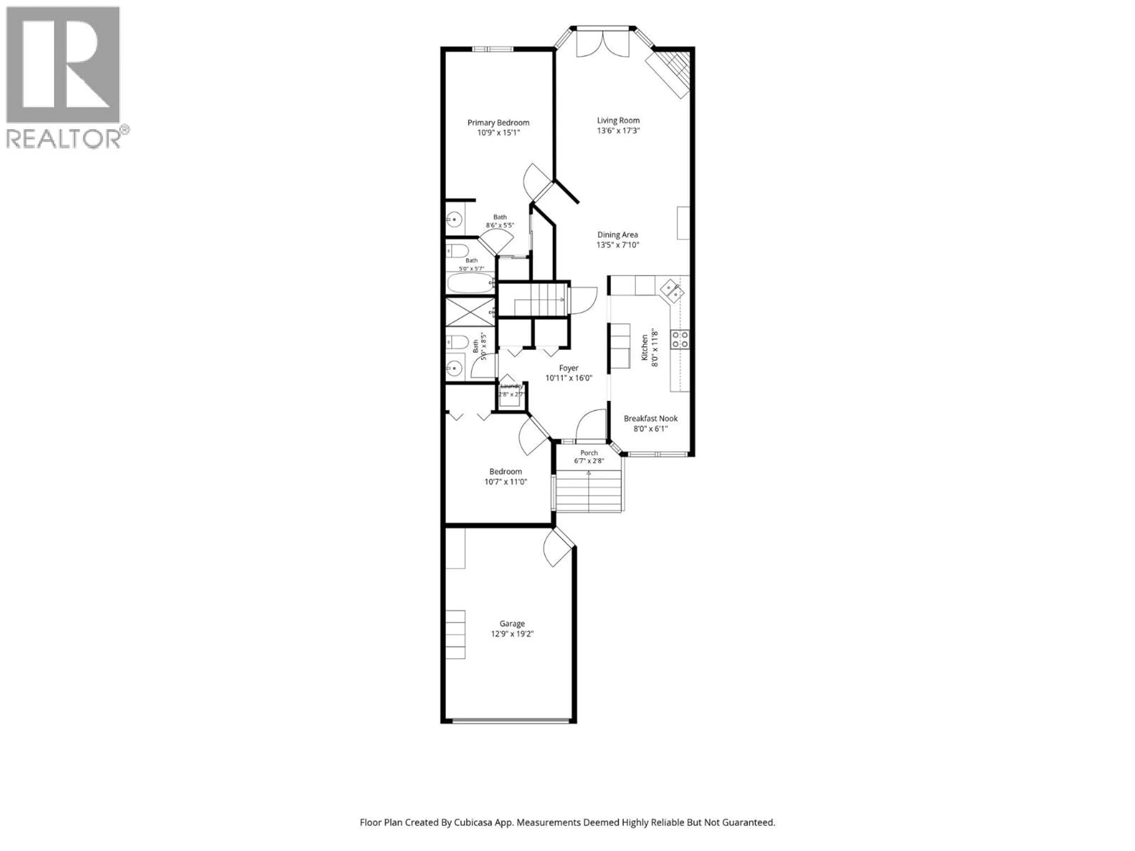 Floor plan for 6 - 1750 PACIFIC WAY, Kamloops British Columbia V2E2K8