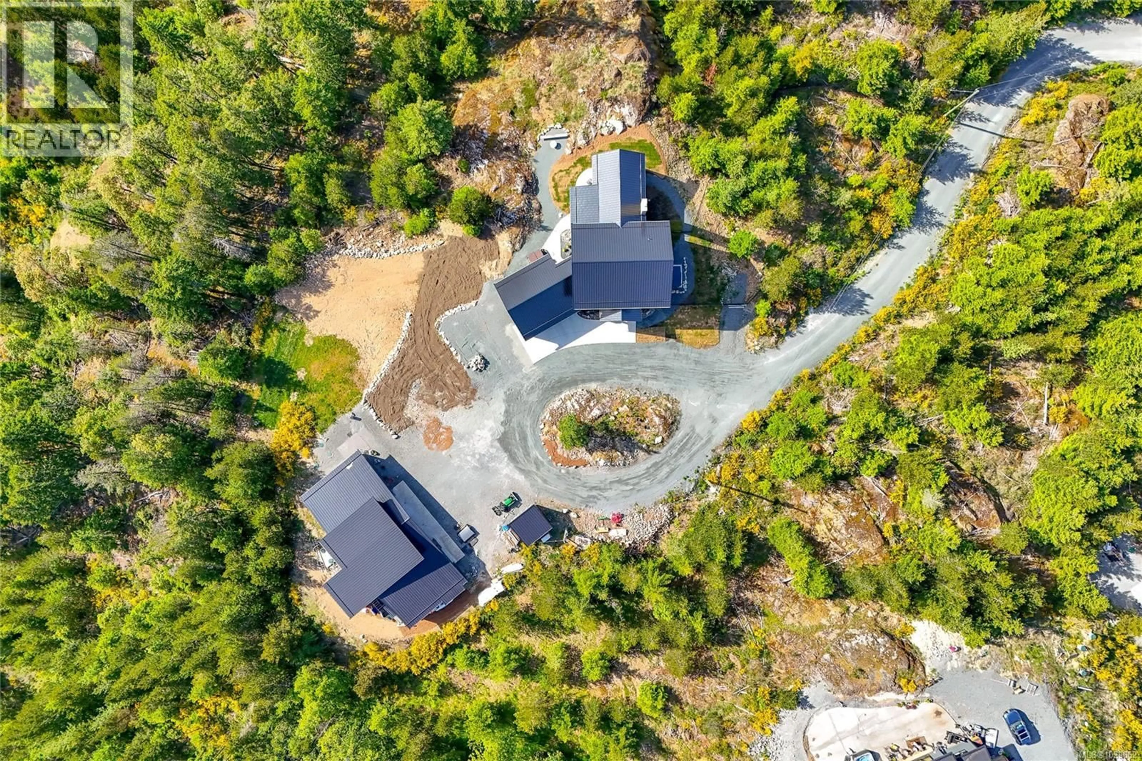 A pic from outside/outdoor area/front of a property/back of a property/a pic from drone, unknown for 4650 GOLDSTREAM HEIGHTS DRIVE, Shawnigan Lake British Columbia V0R2W3