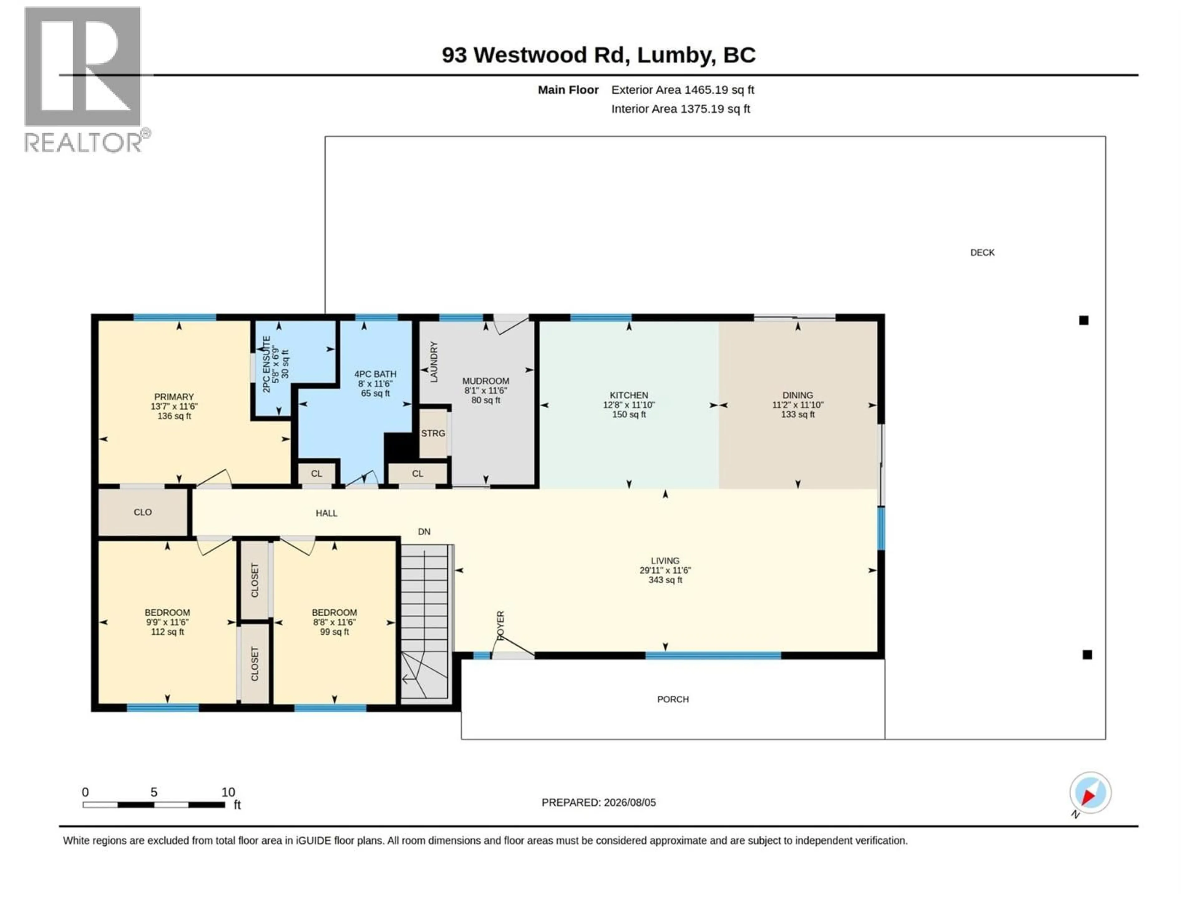 Floor plan for 93 WESTWOOD ROAD, Lumby British Columbia V0E2G1