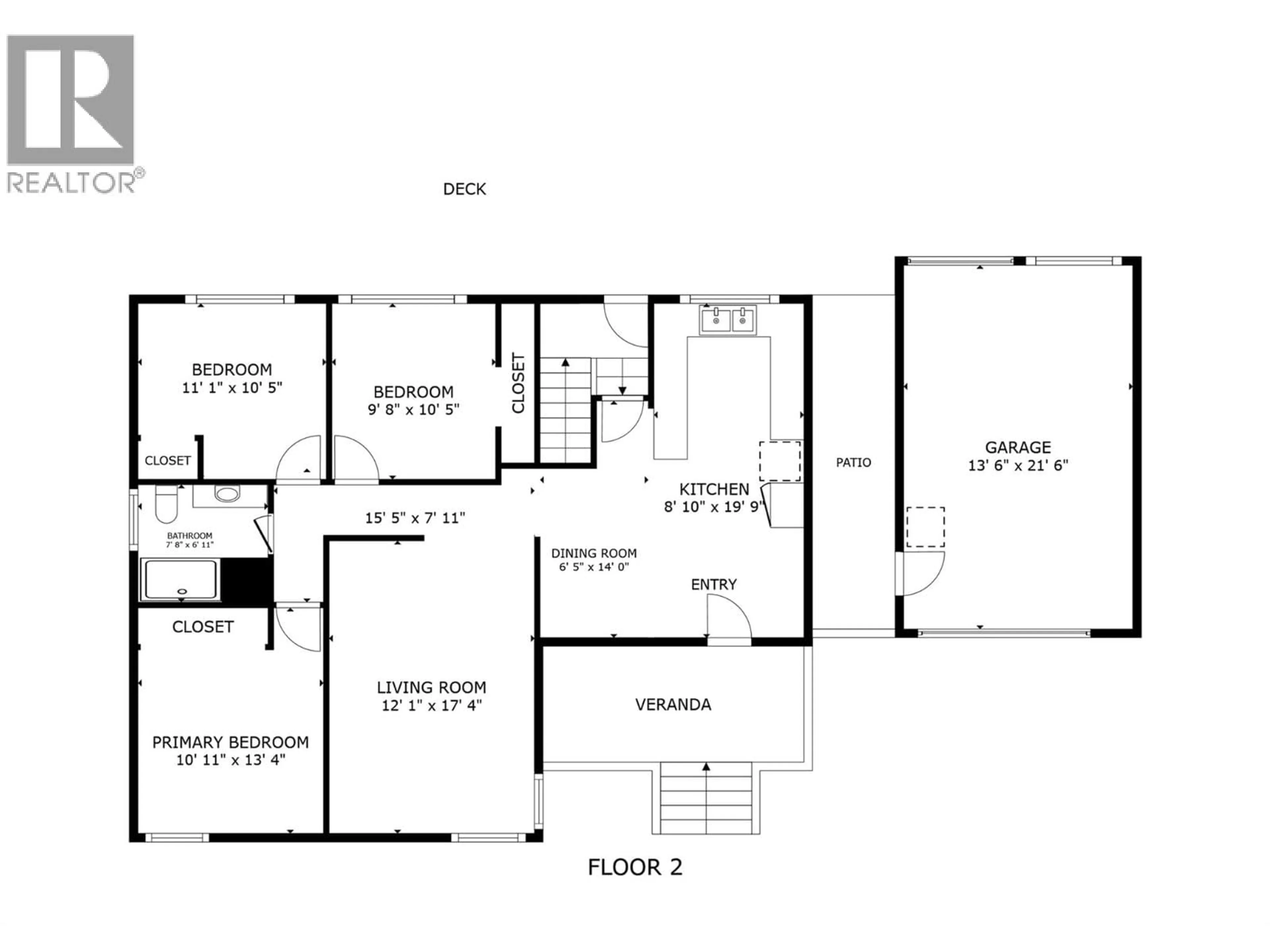 Floor plan for 4202 26 AVENUE, Vernon British Columbia V1T1R1