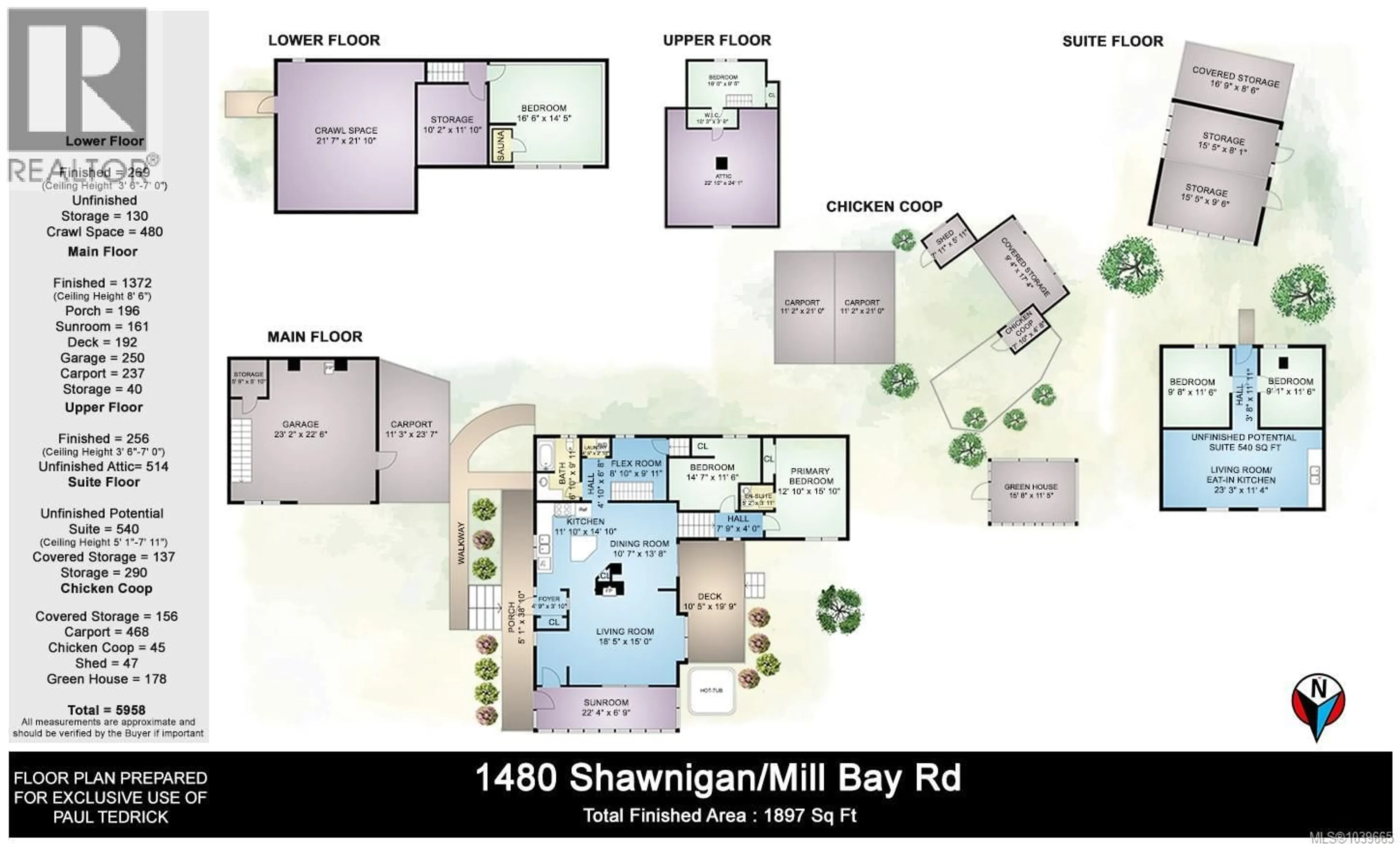 Floor plan for 1480 SHAWNIGAN MILL BAY ROAD, Shawnigan Lake British Columbia V8H2A2