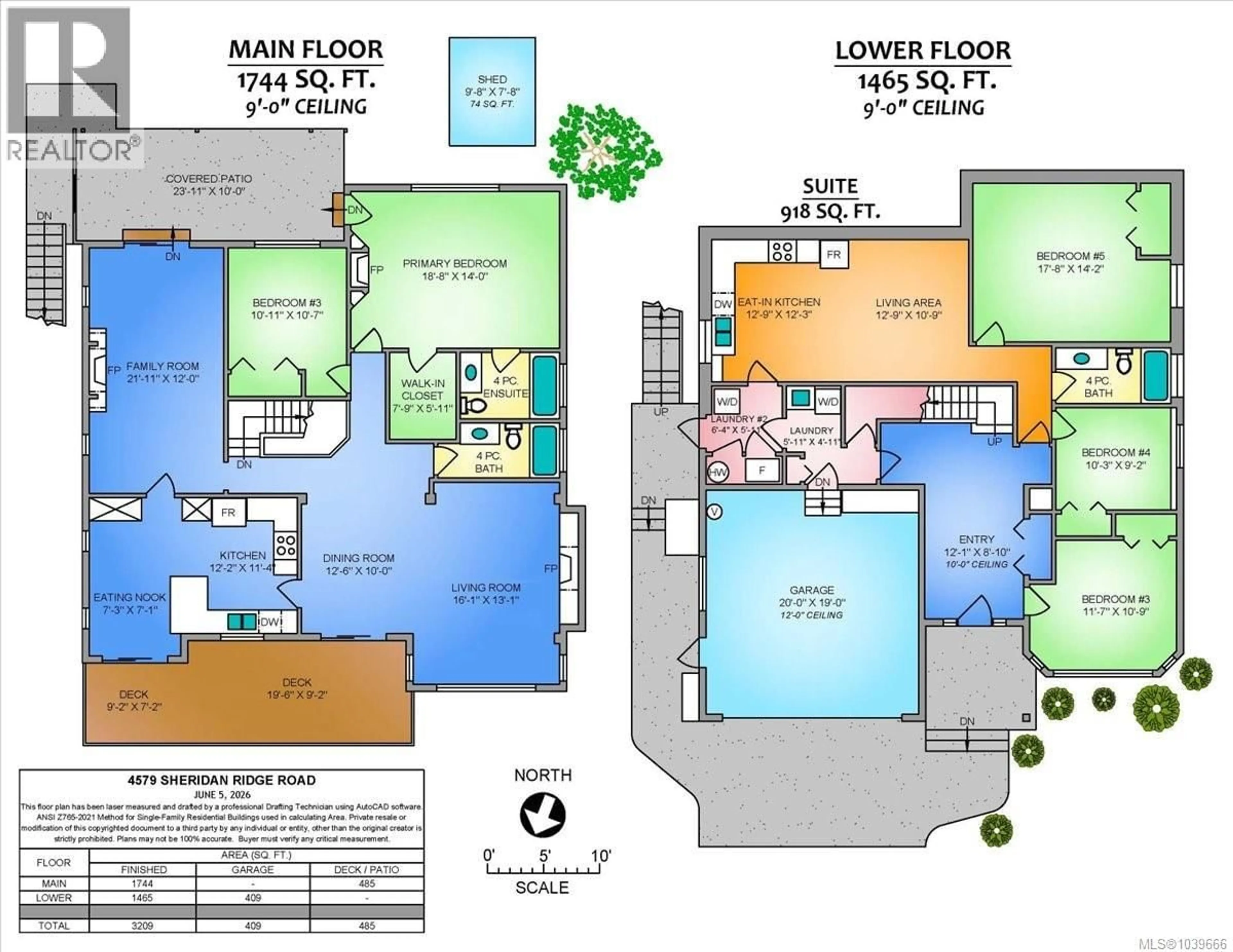 Floor plan for 4579 SHERIDAN RIDGE ROAD, Nanaimo British Columbia V9T6S7