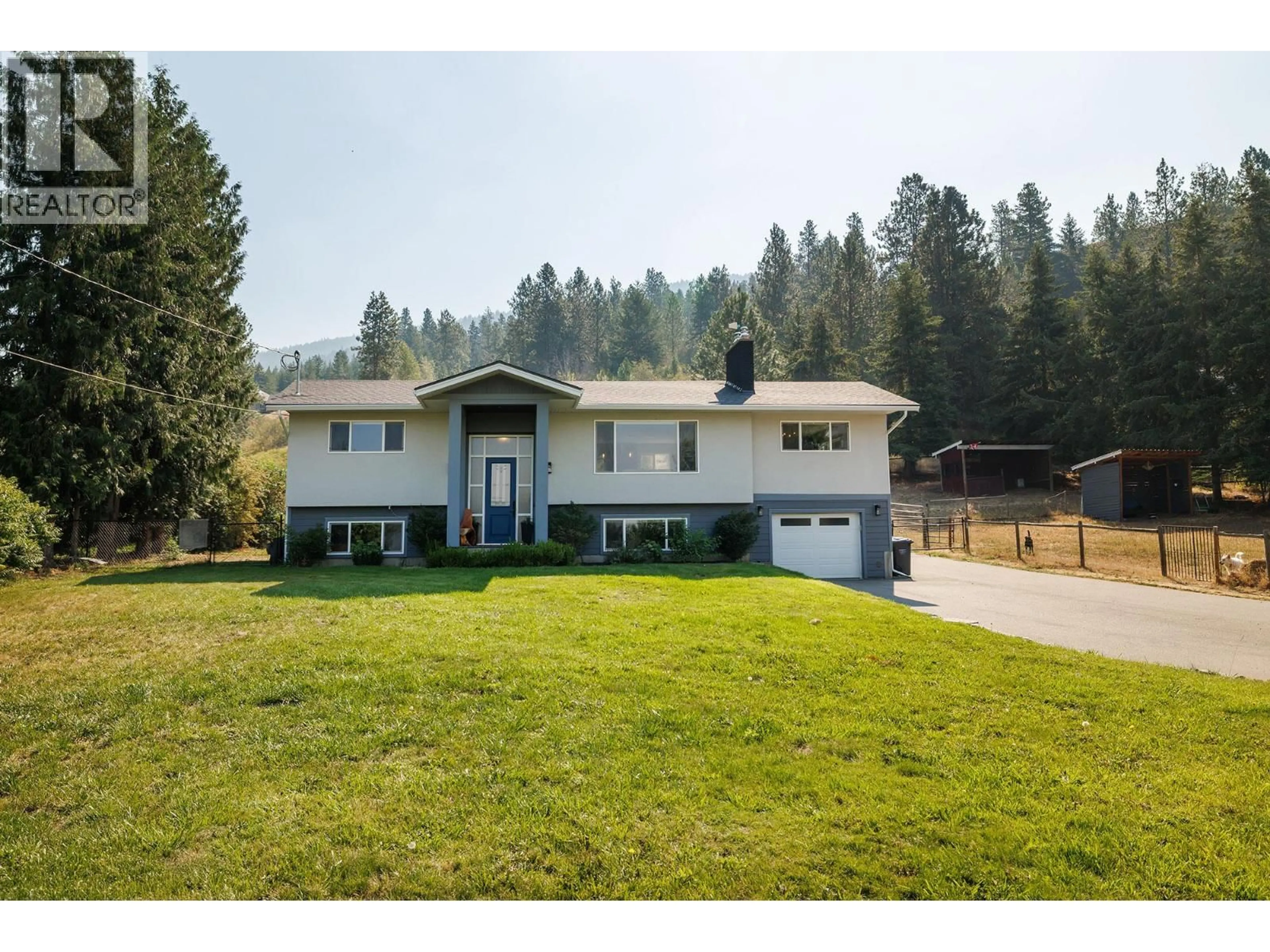 A pic from outside/outdoor area/front of a property/back of a property/a pic from drone, unknown for 13487 MIDDLE BENCH ROAD, Lake Country British Columbia V4V2B4