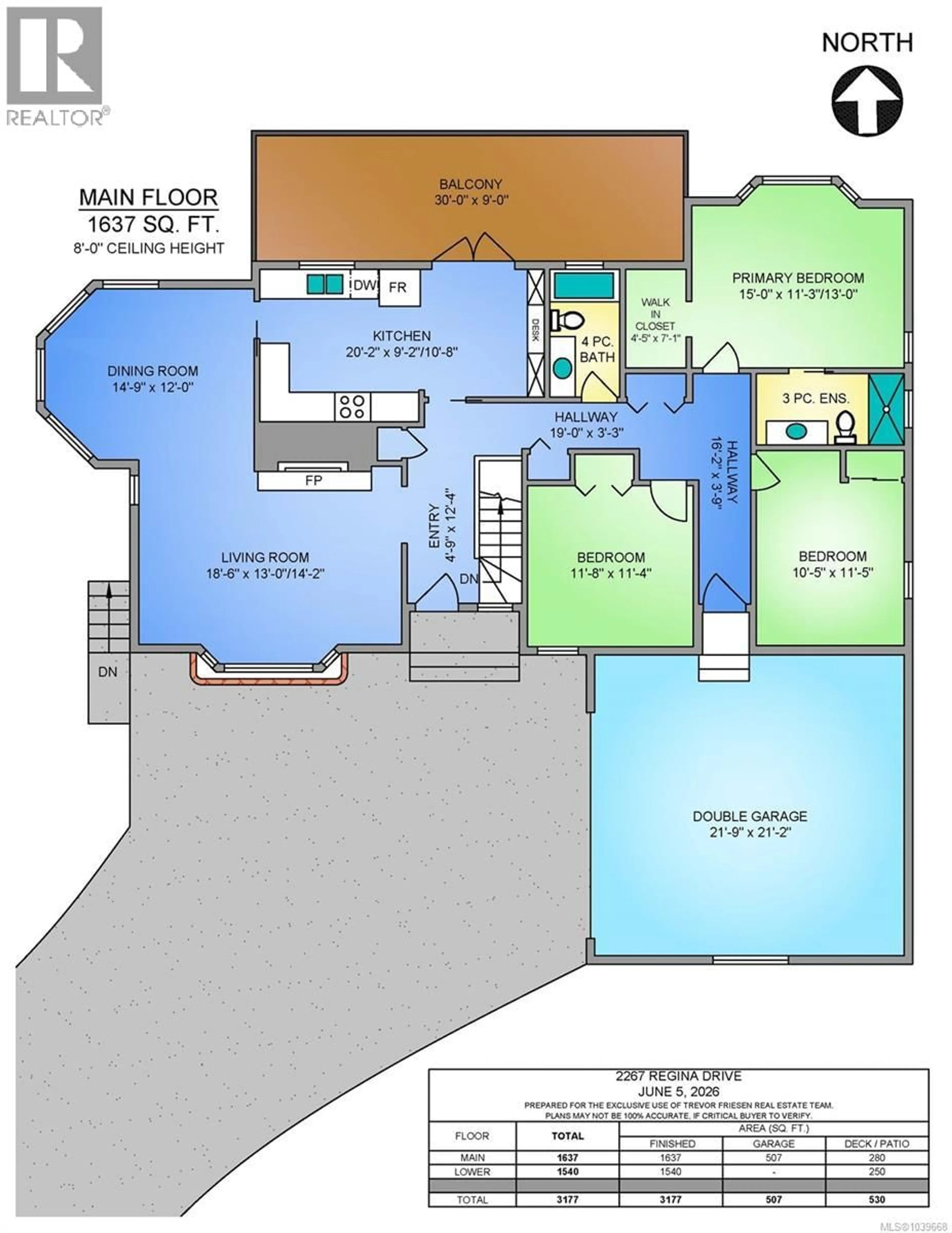 Floor plan for 2267 REGINA DRIVE, Duncan British Columbia V9L5V3