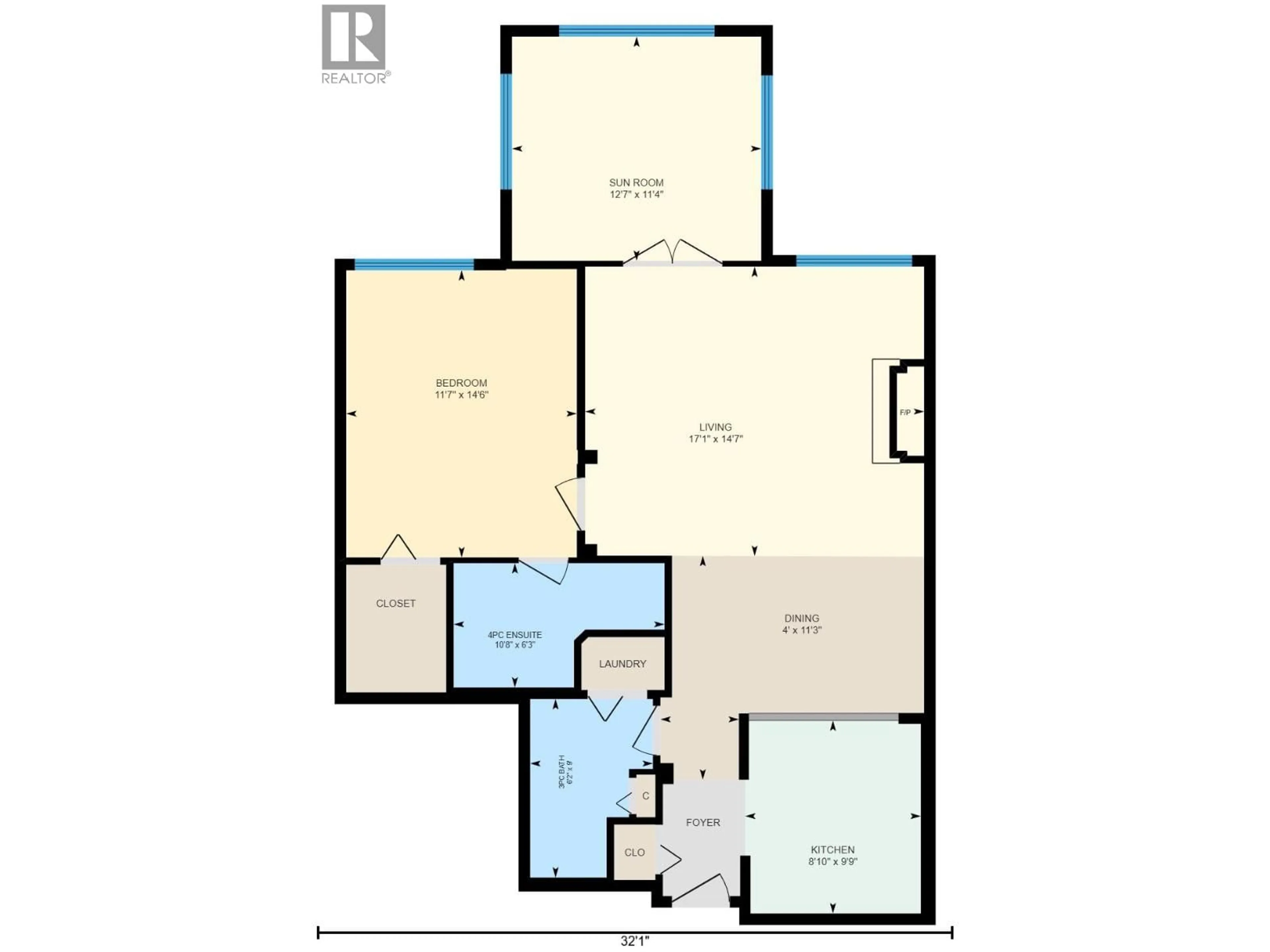 Floor plan for 315 - 3890 BROWN ROAD, West Kelowna British Columbia V4T2J5