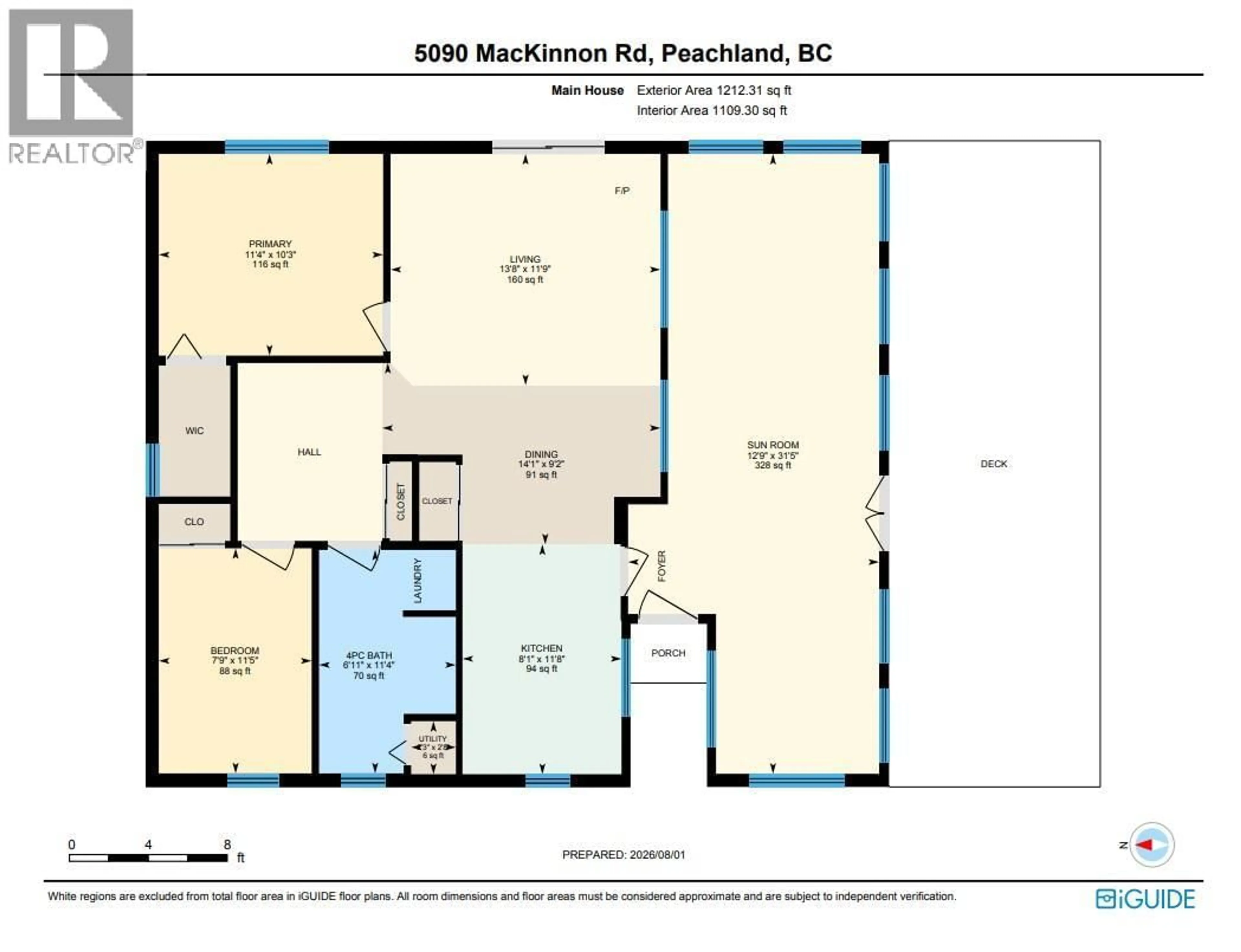 Floor plan for 5090 MACKINNON ROAD, Peachland British Columbia V0H1X0