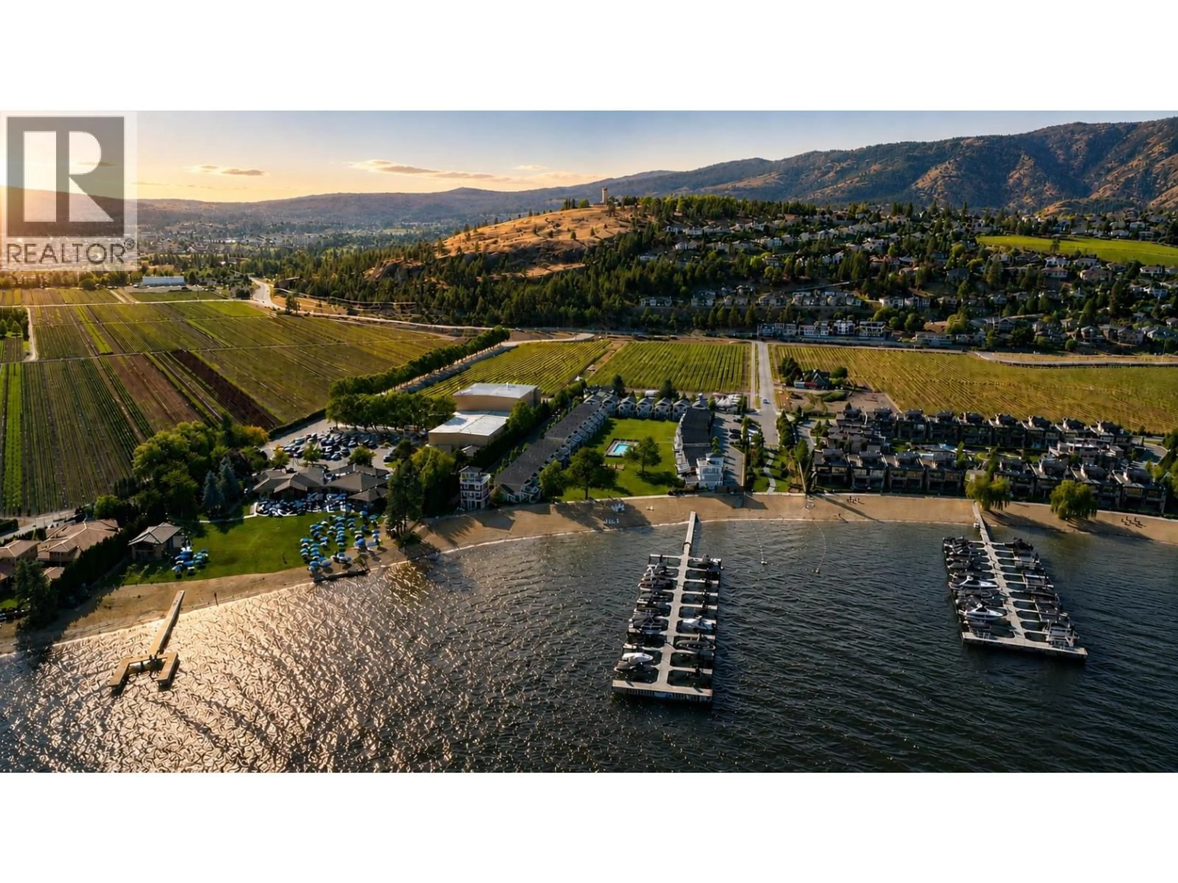 A pic from outside/outdoor area/front of a property/back of a property/a pic from drone, water/lake/river/ocean view for 19 - 3750 WEST BAY ROAD, West Kelowna British Columbia V4T0A4
