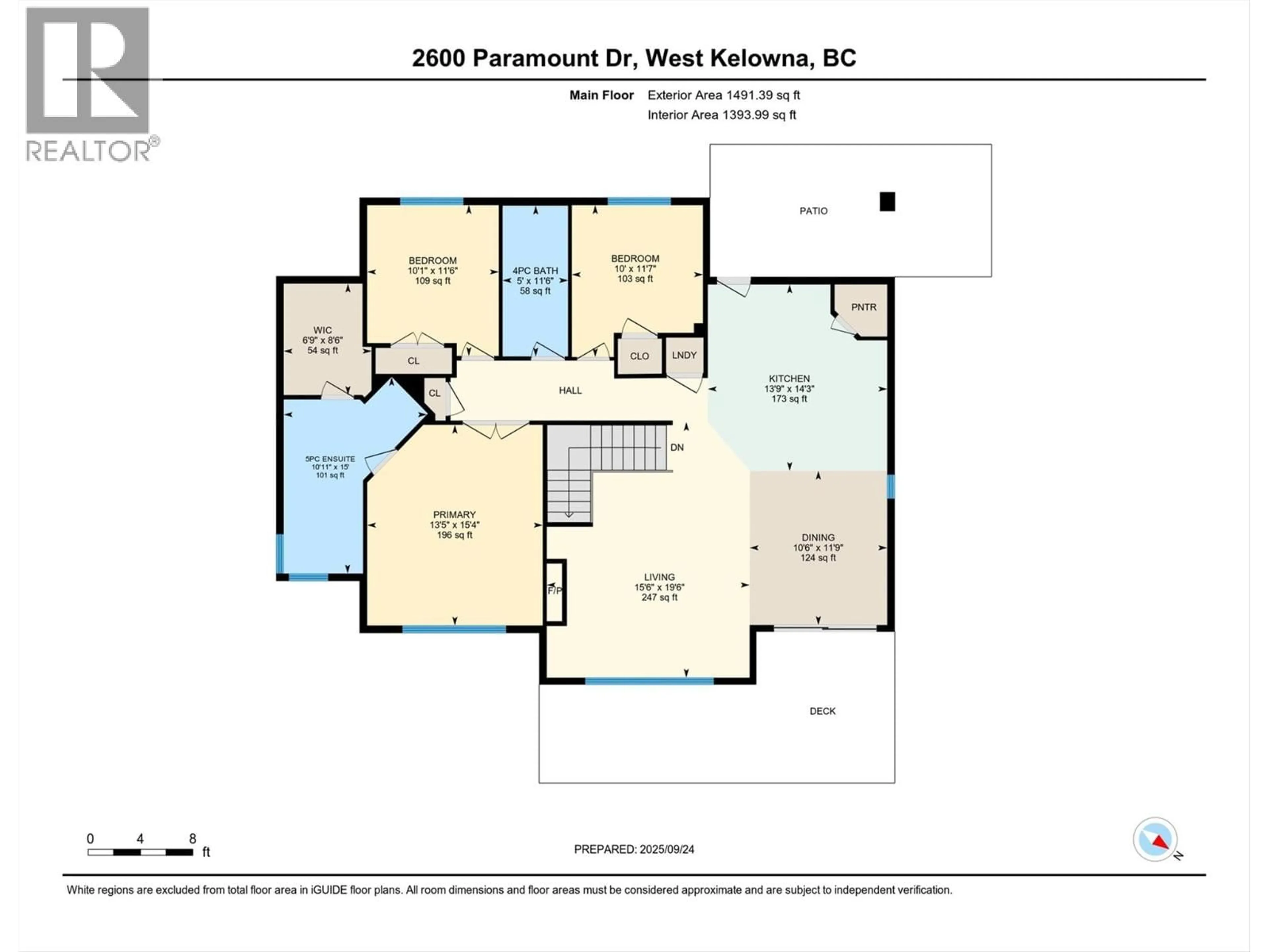 Floor plan for 2600 PARAMOUNT DRIVE, West Kelowna British Columbia V4T3M6