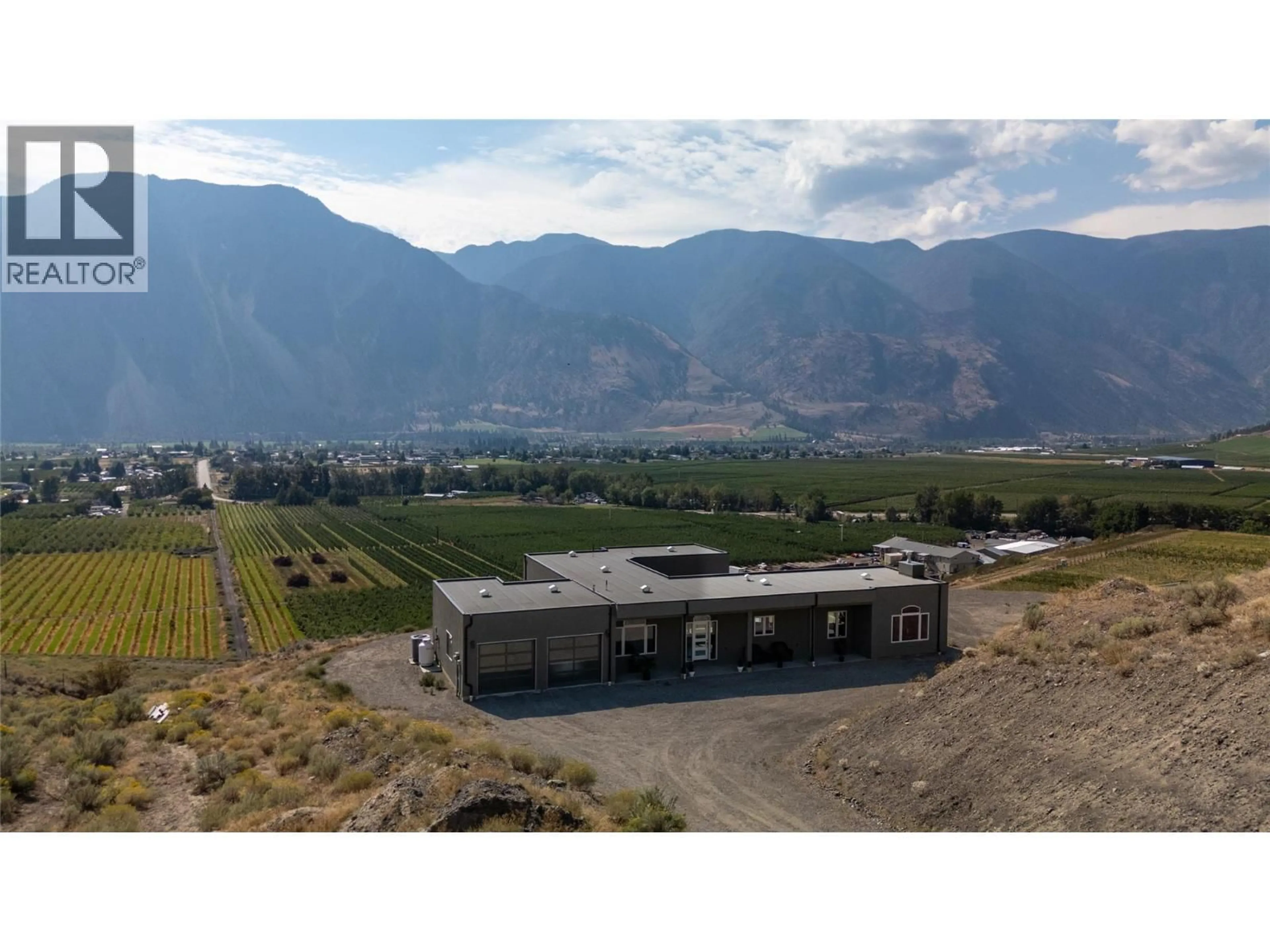 A pic from outside/outdoor area/front of a property/back of a property/a pic from drone, mountain view for 195 PIN CUSHION TRAIL, Keremeos British Columbia V0X1N4